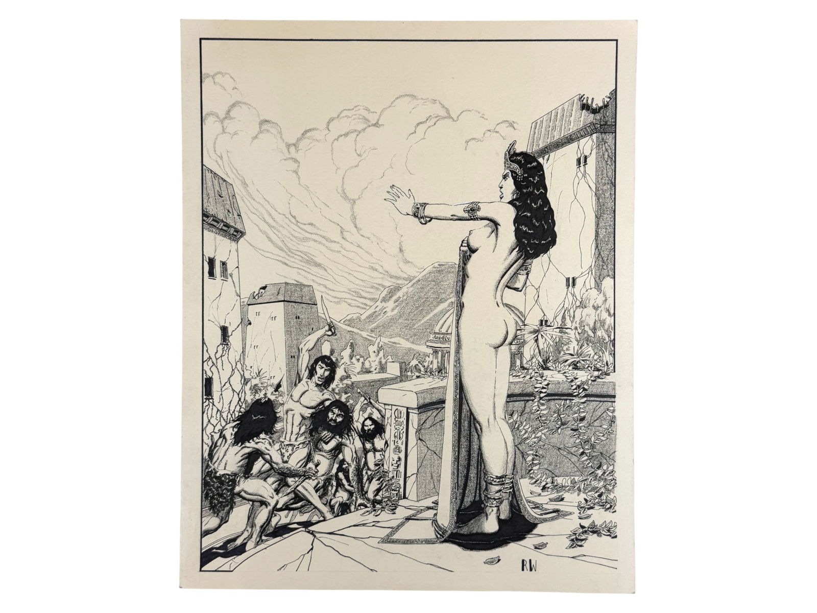 Rod Whigham (20th Century) Original Pen and Ink (1 of 1)