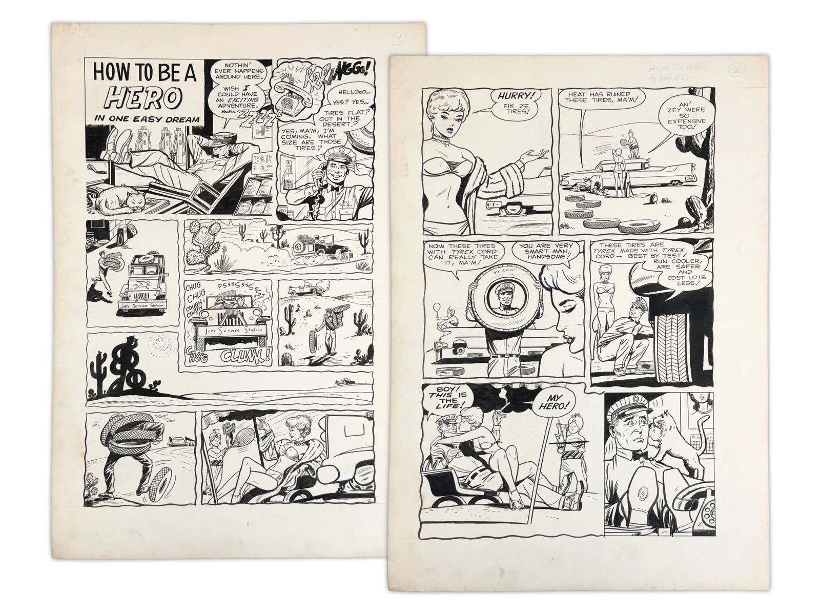 Dick Ayers Original Art (2) Page Story (1 of 3)