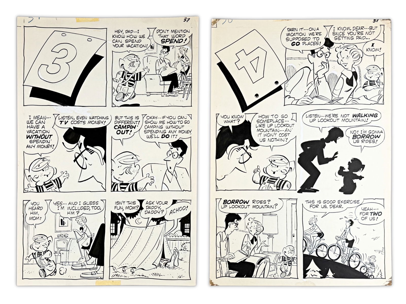 Hank Ketcham Dennis the Menace (2) Pages (1 of 1)