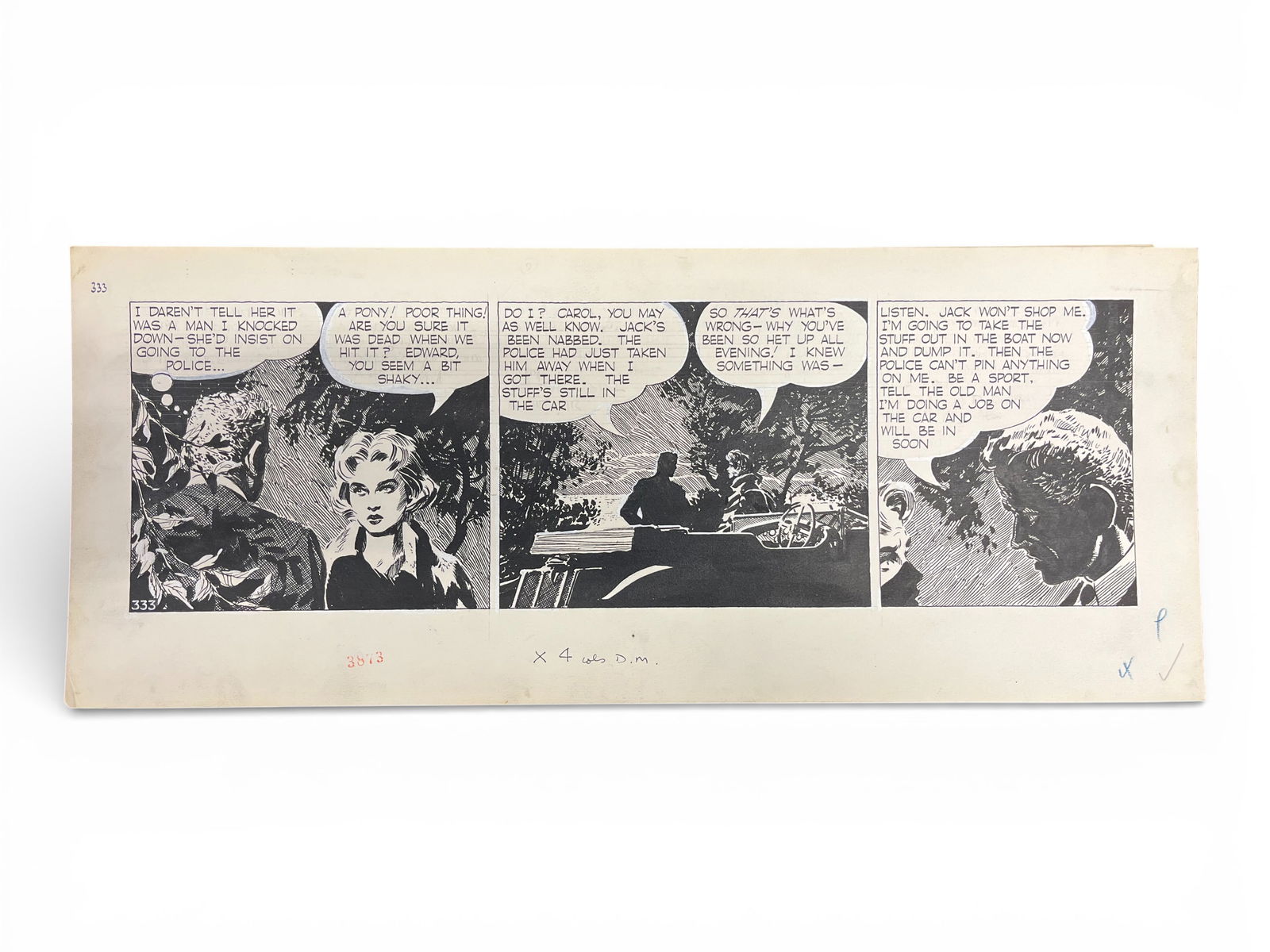 (6) David Wright Carol Day Comic Daily Strips - 4