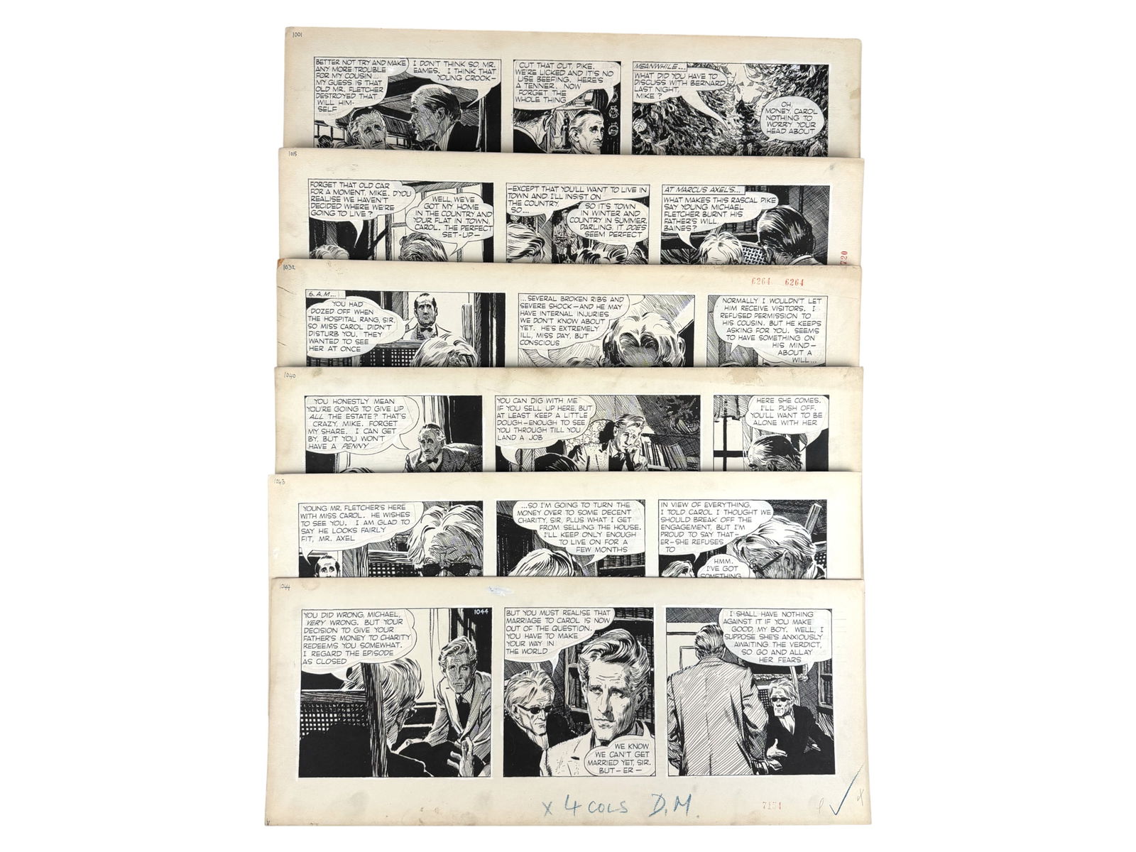 (6) David Wright Carol Day Comic Daily Strips (1 of 1)