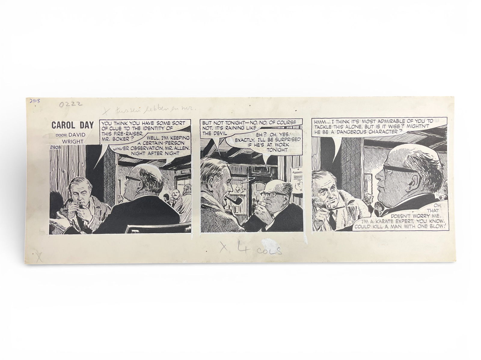 (6) David Wright Carol Day Comic Daily Strips - 4