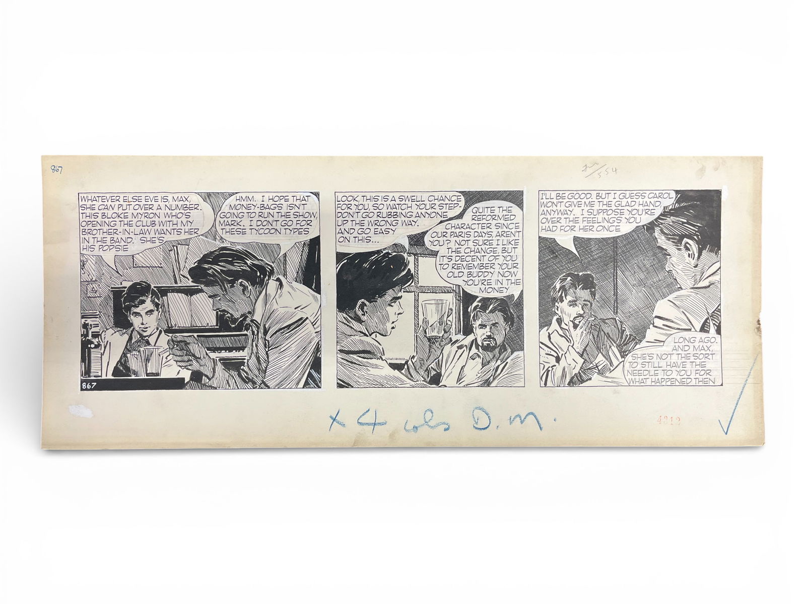 (6) David Wright Carol Day Comic Daily Strips - 7