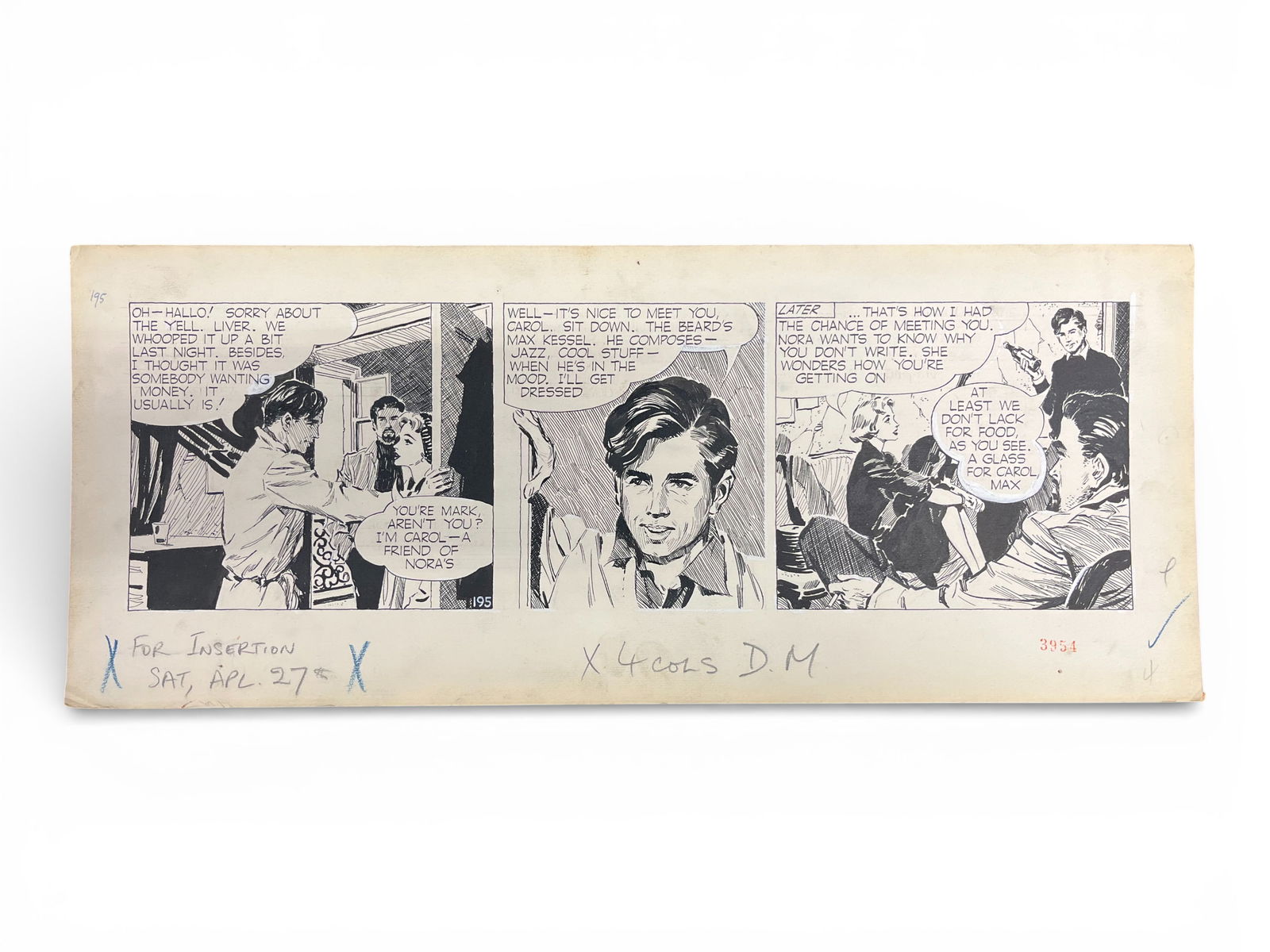 (6) David Wright Carol Day Comic Daily Strips - 4