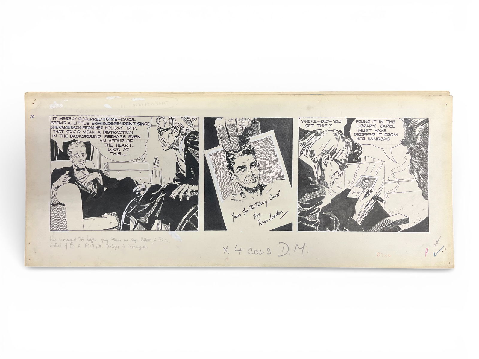 (6) David Wright Carol Day Comic Daily Strips - 3