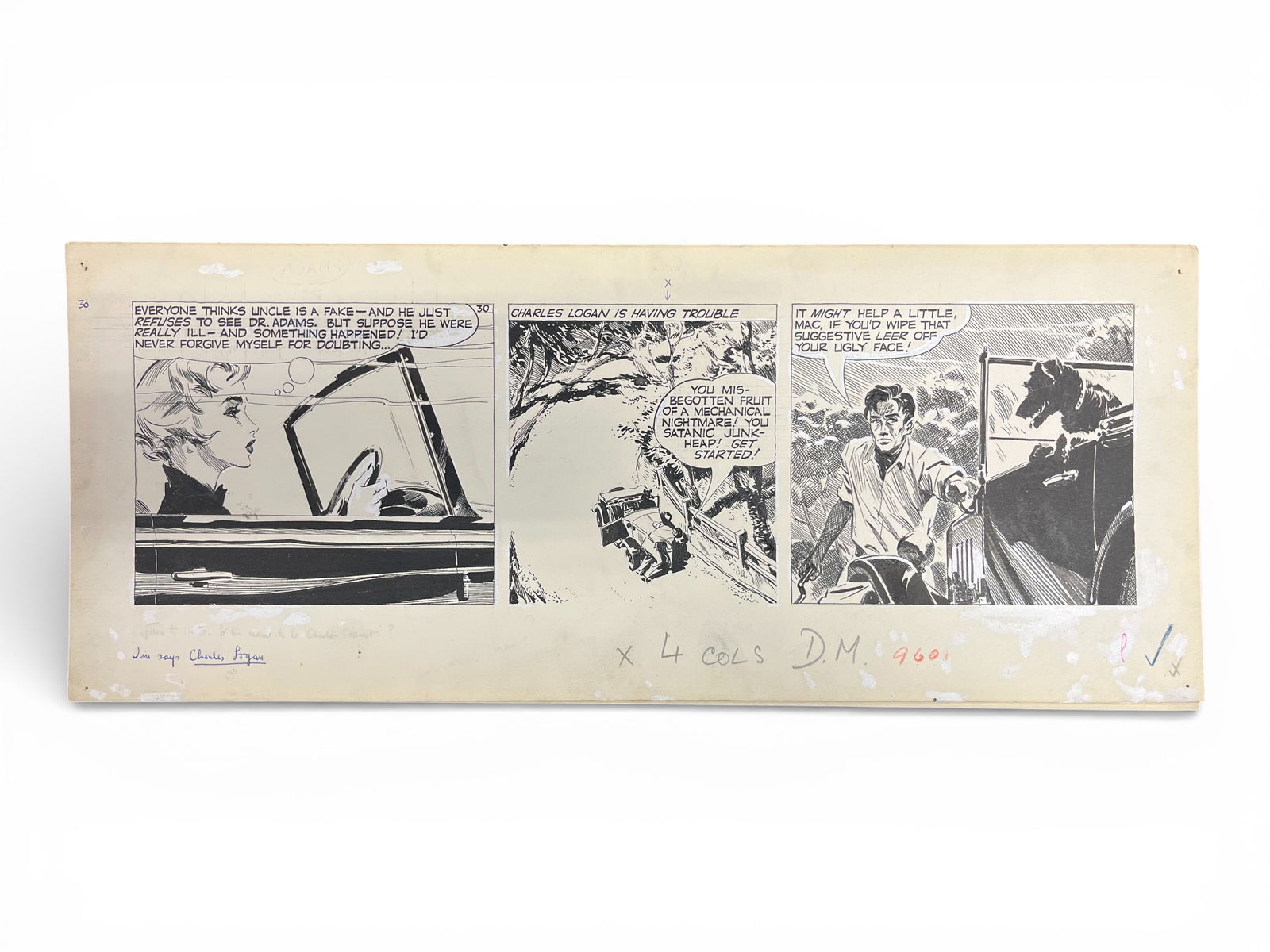 (6) David Wright Carol Day Comic Daily Strips - 6