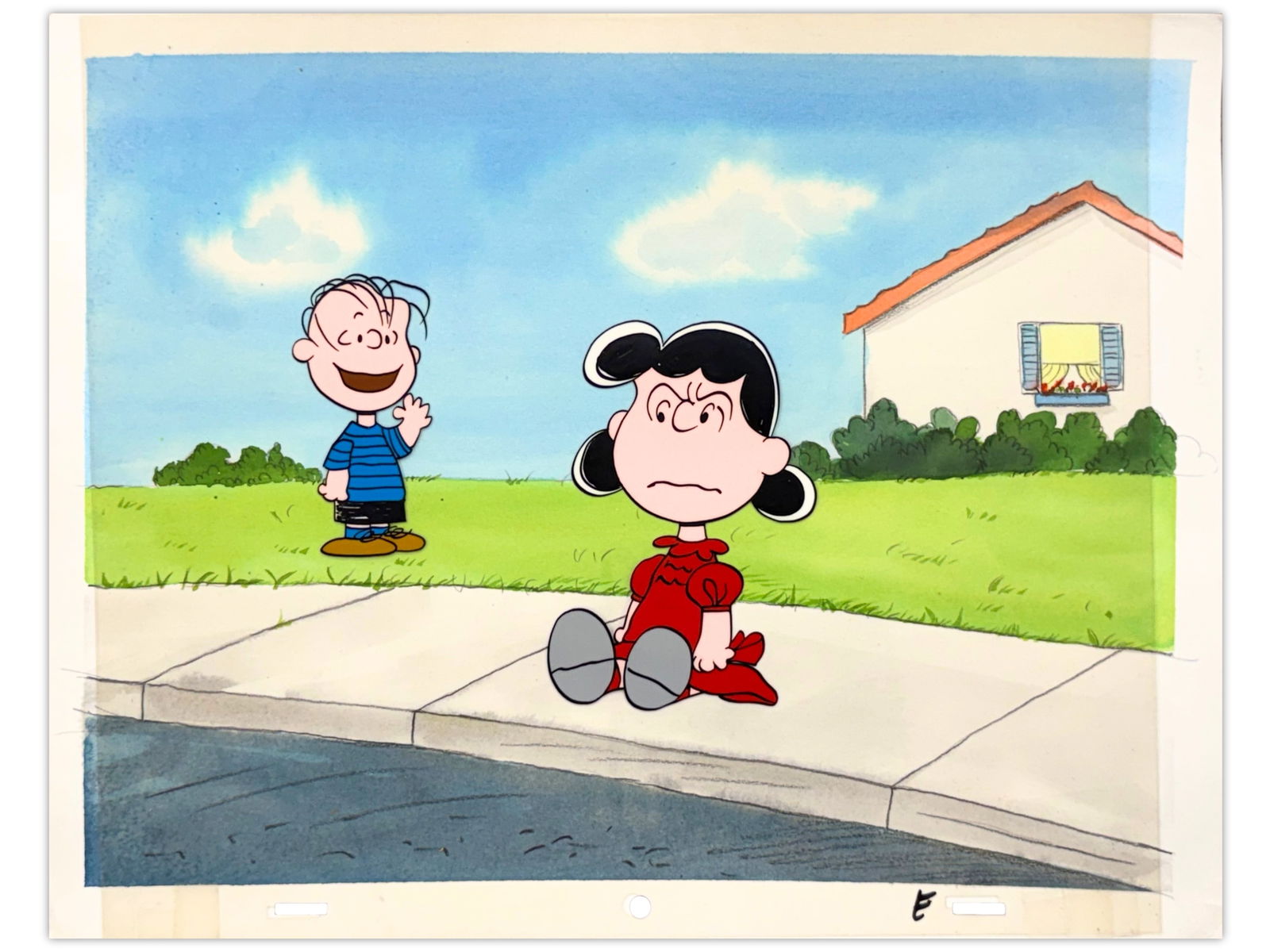 Peanuts Production Cel with Master Background (1 of 1)