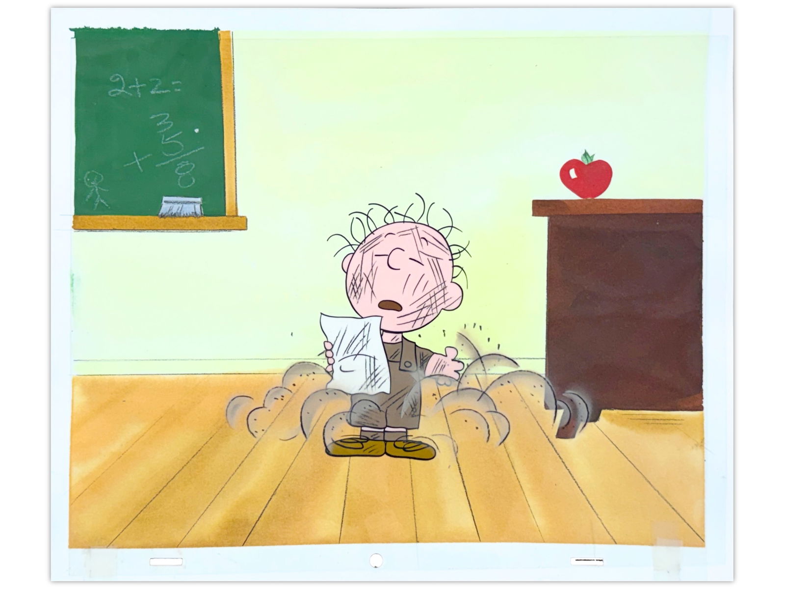 Peanuts Production Cel with Master Background (1 of 1)