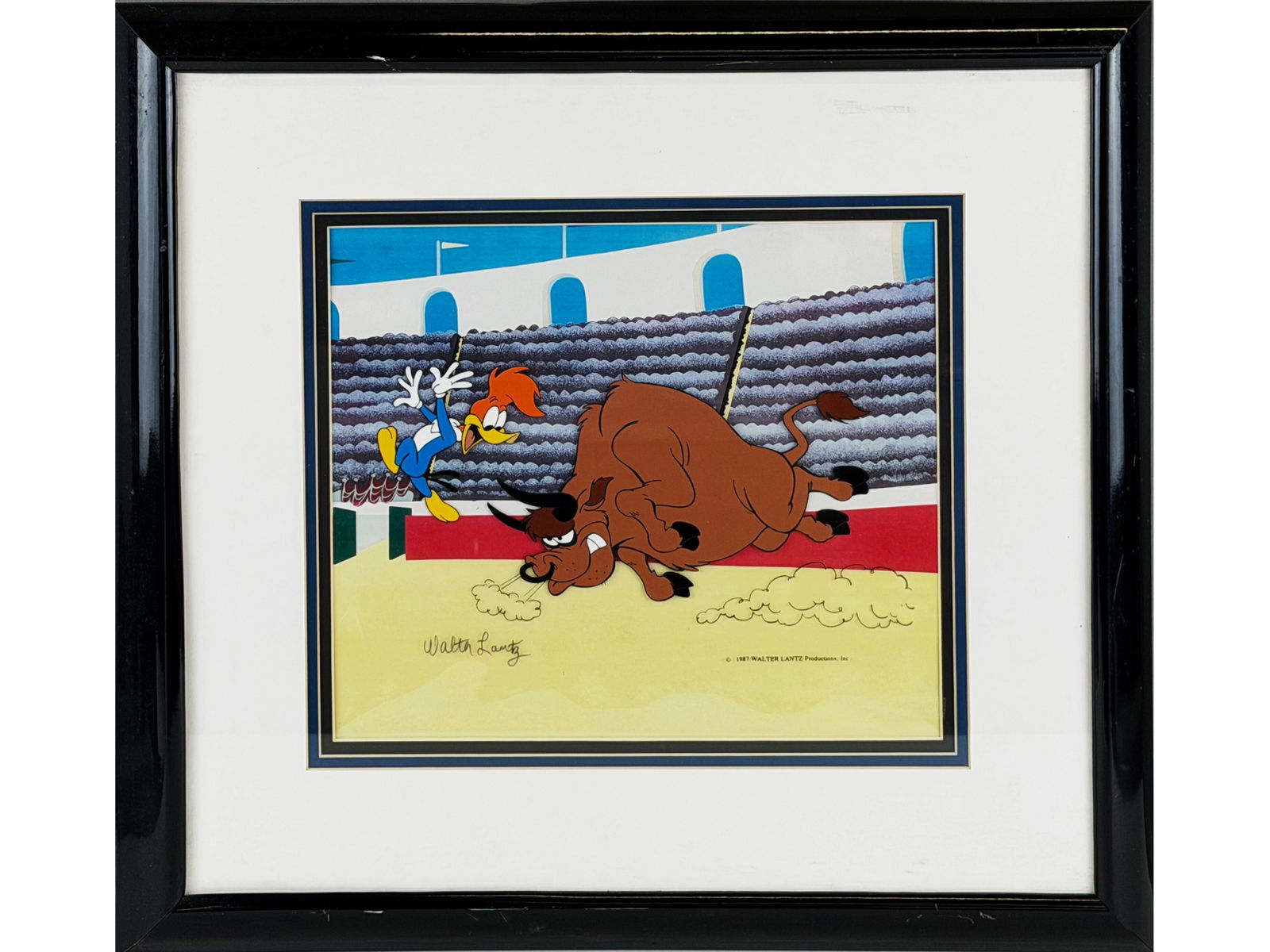 Woody Woodpecker Publicity Cel Signed Walter Lantz (1 of 1)