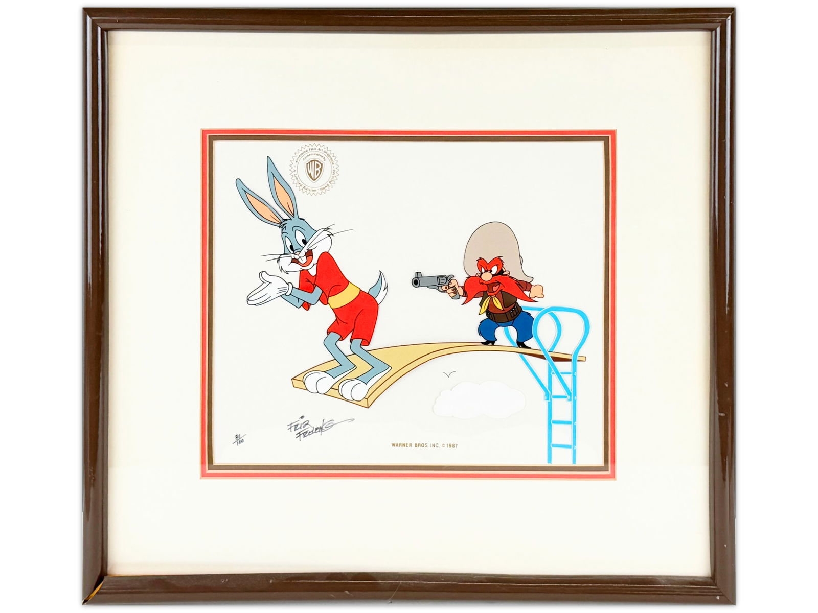 Bugs Bunny Ltd Edition Cel Signed by Friz Freleng (1 of 1)