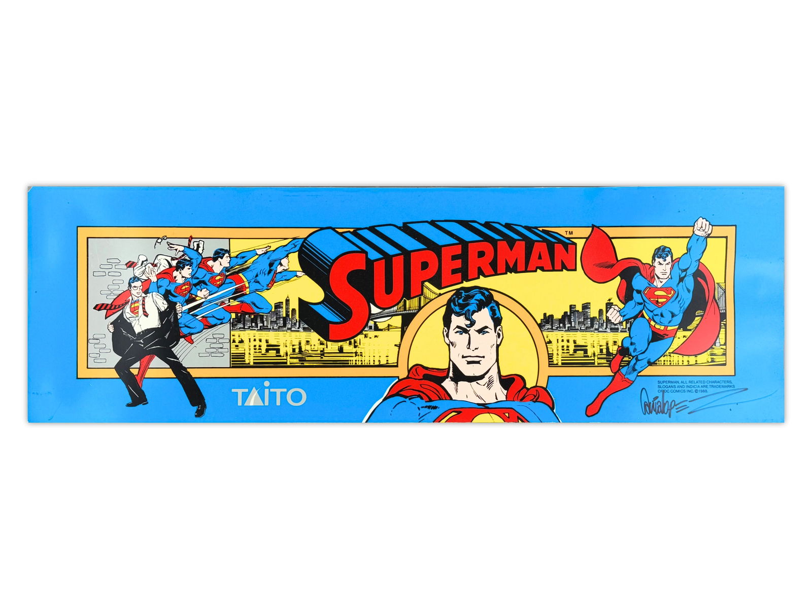 Superman Arcade Marquee Jose Luis Garcia Lopez (1 of 2)