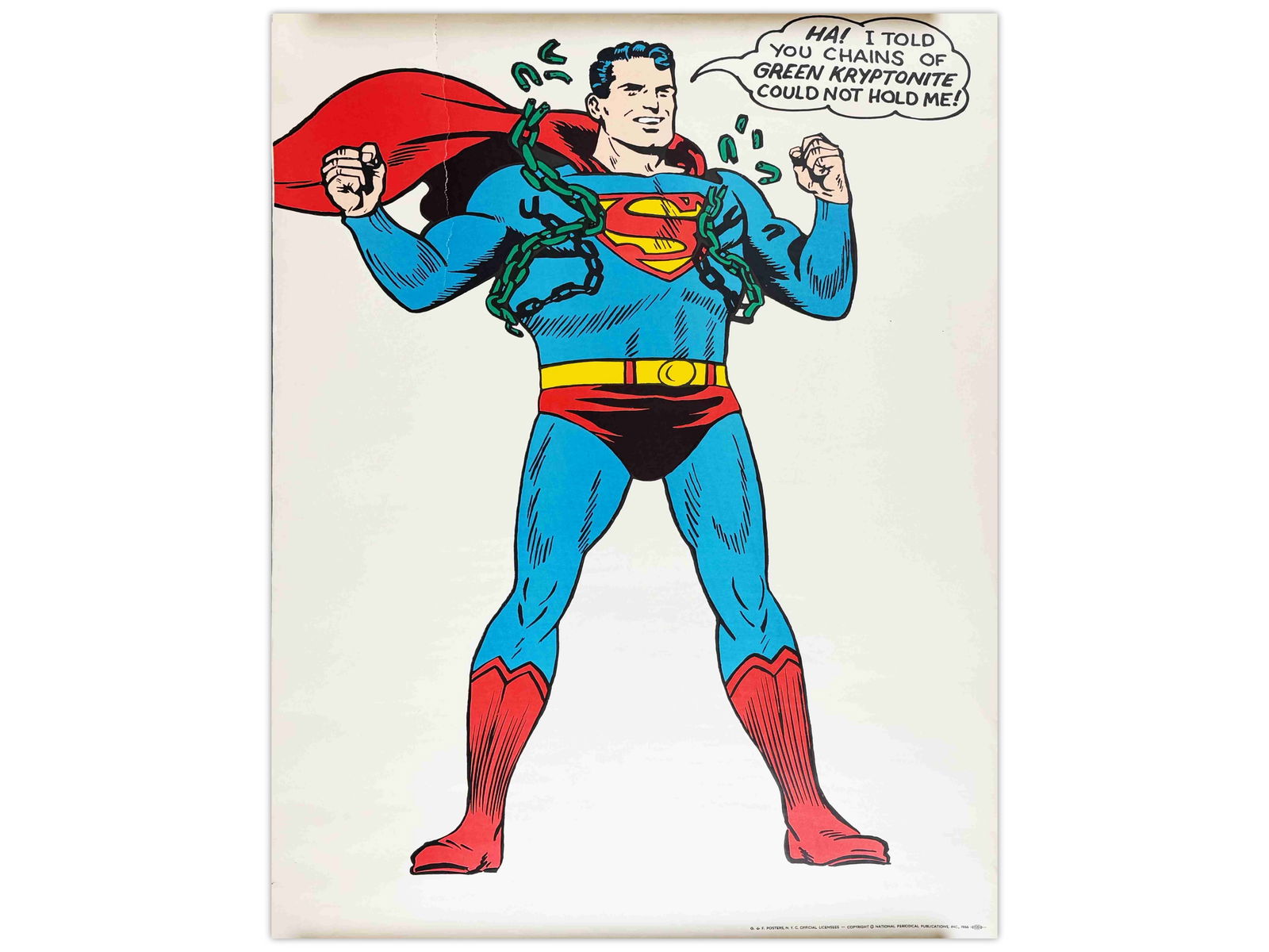 1966 Superman Promotional Poster (1 of 1)