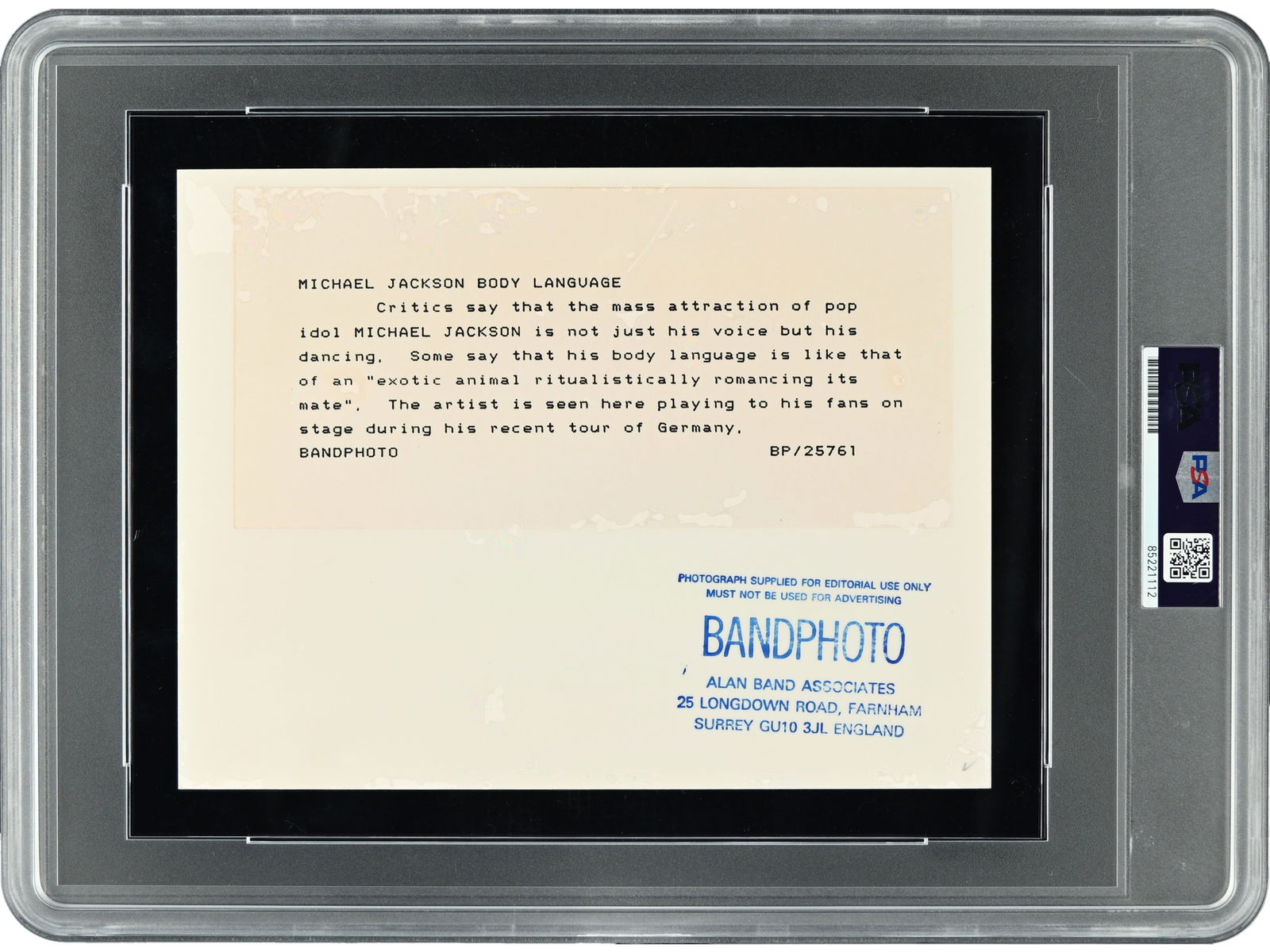 Michael Jackson Photo - Type I - 2