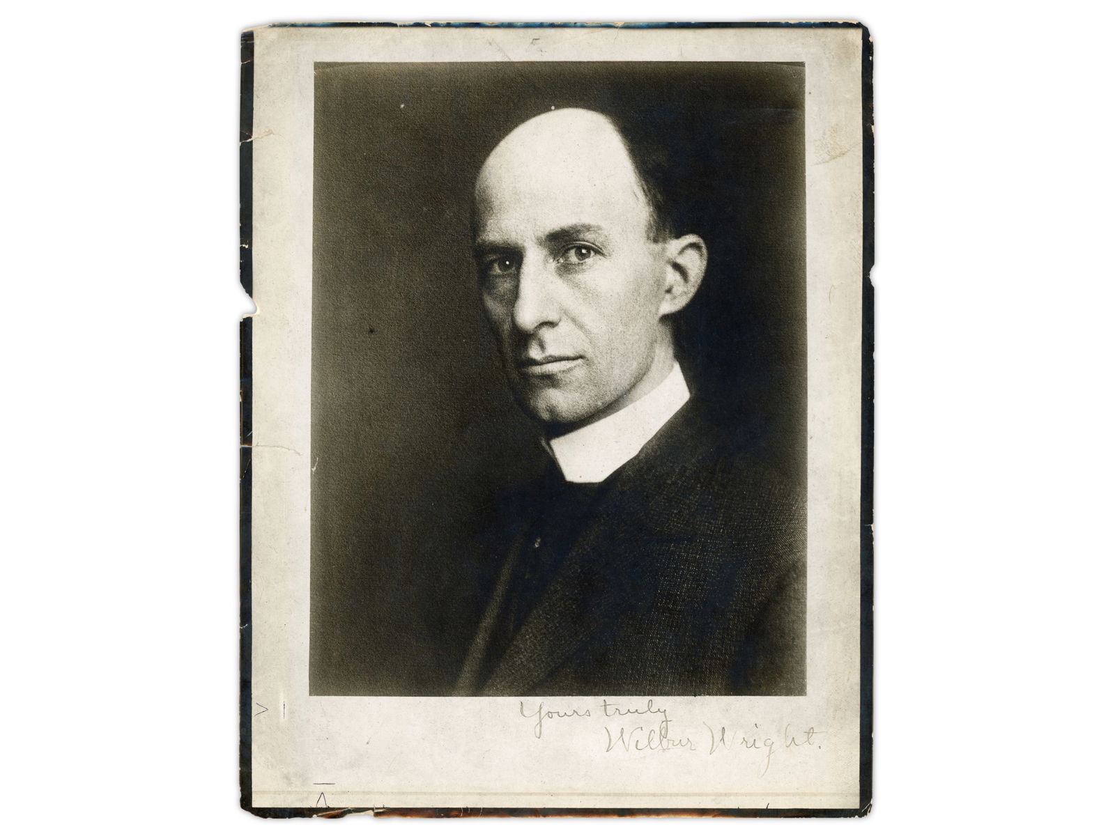 Wilbur Wright Signed Portrait Photograph JSA - 2