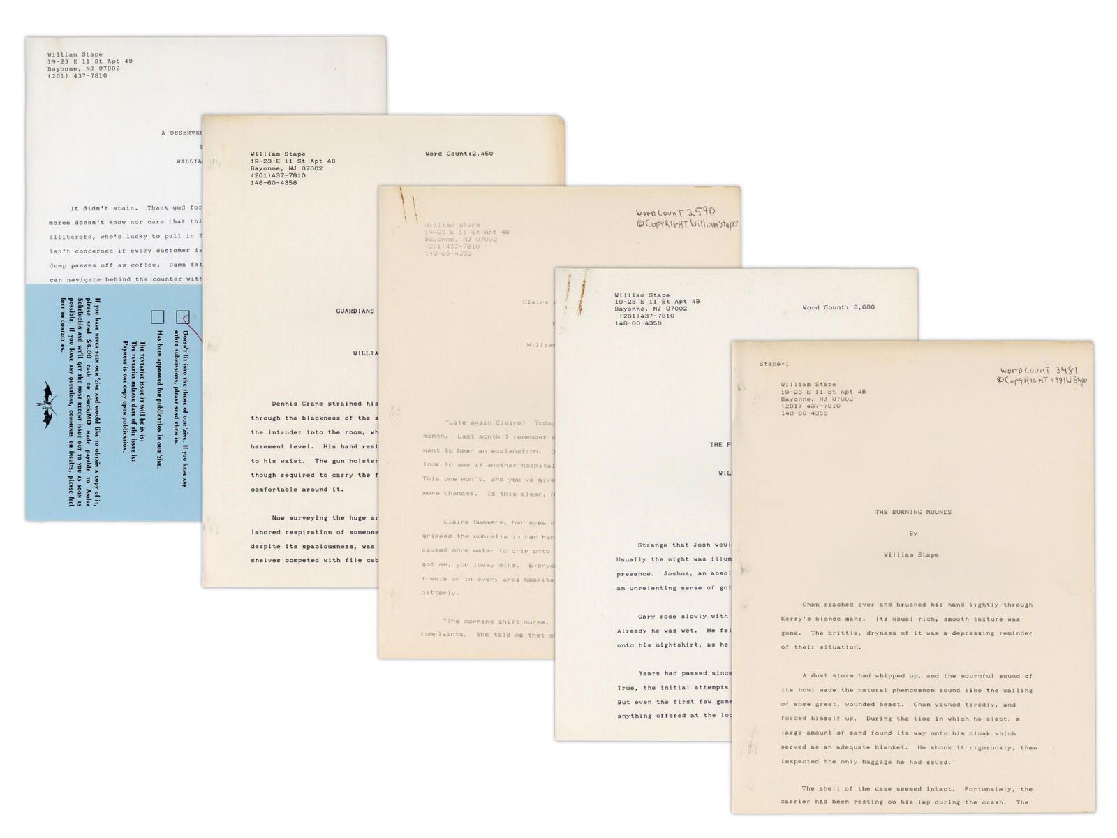 Star Trek Scripts & Writer Documents Group - 2