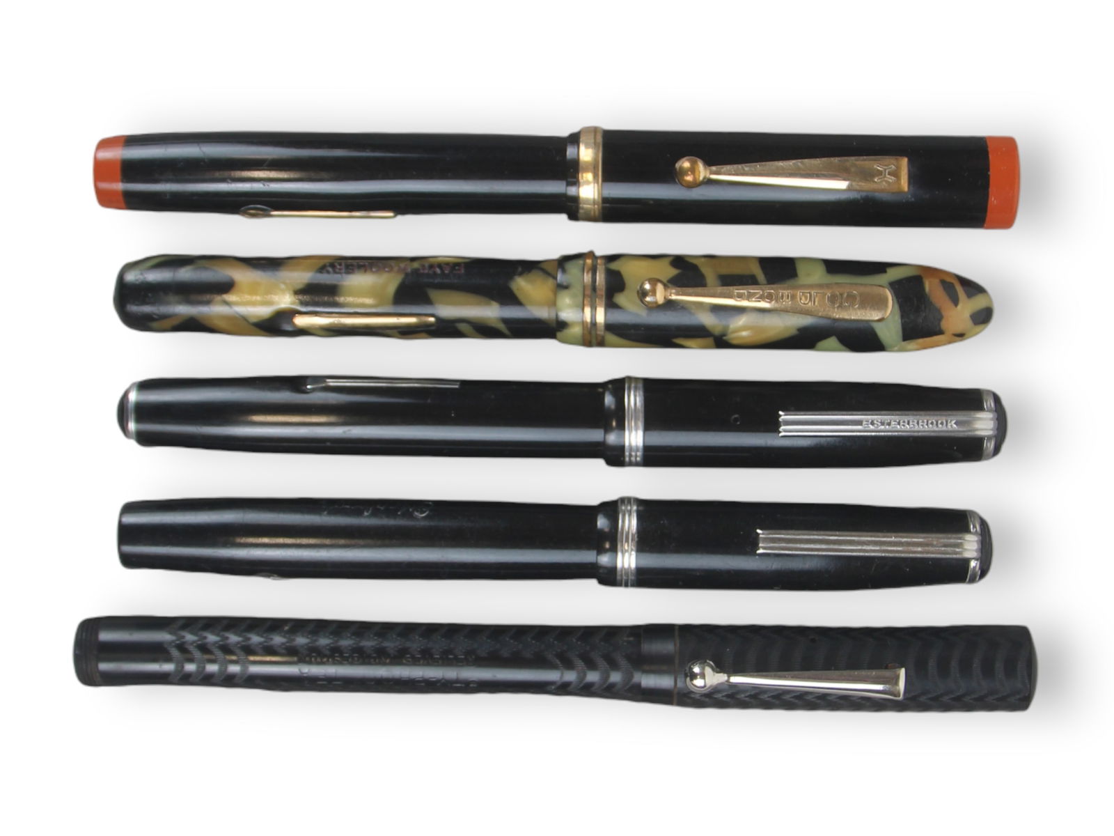 (5) Fountain Pens Esterbrook Holand Gold Bond Etc. (1 of 6)