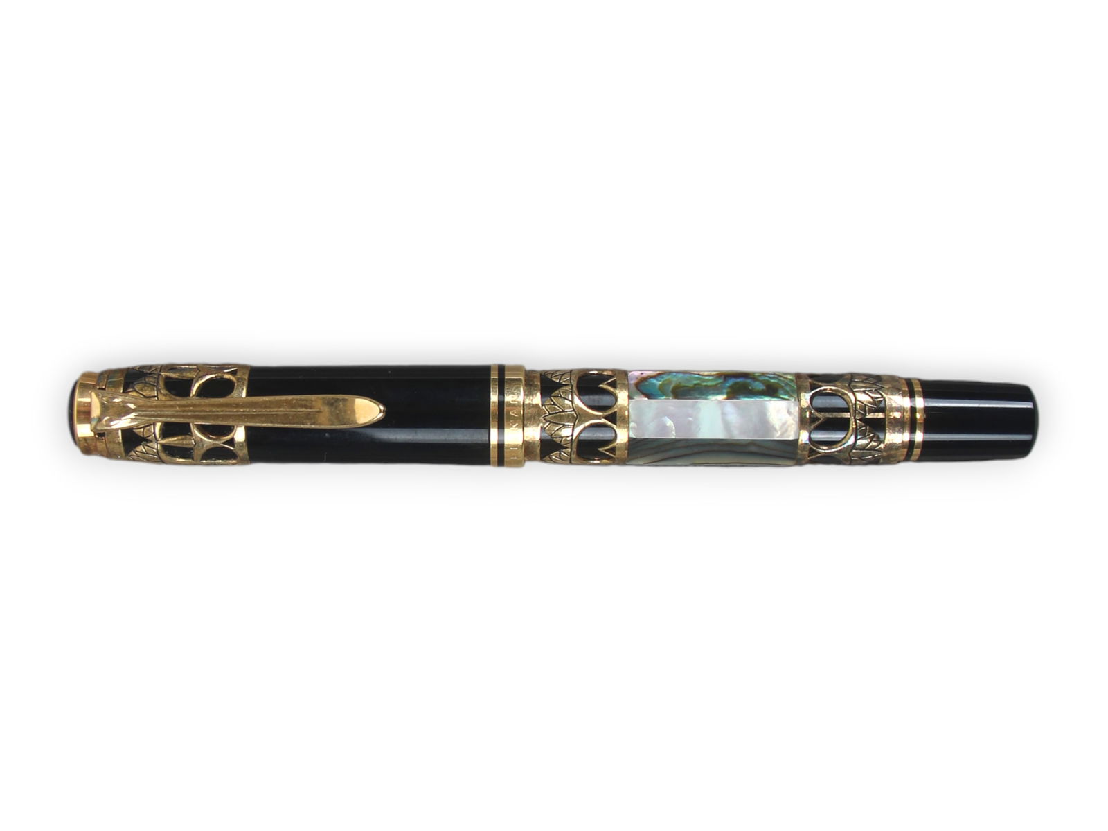 Pelikan Mother of Pearl & Sterling Overlay RB (1 of 3)