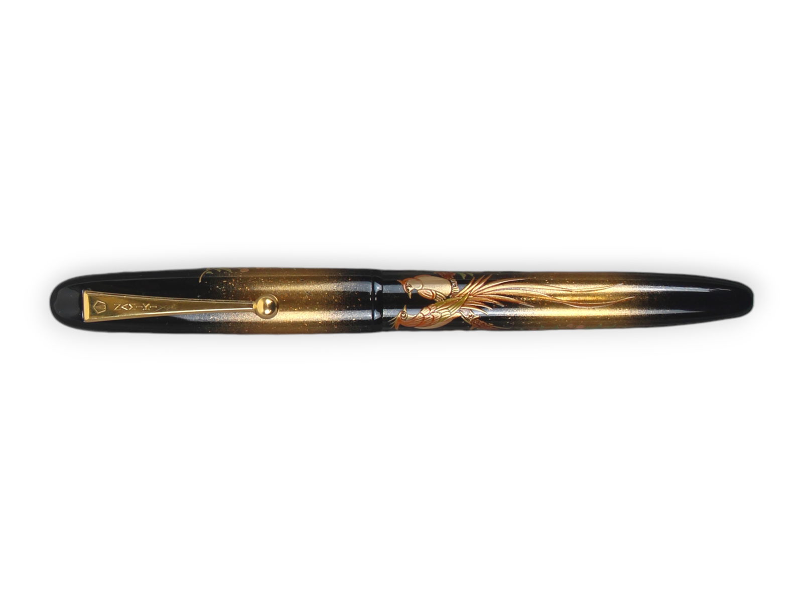 Namiki Yukari Maki-e Love Birds Fountain Pen: Namiki Yukari Maki-e Love Birds fountain pen. Beautifully painted. 18k gold nib, Appears uninked.Shipping: Weiss Auctions offers full-service, in-house shipping for nearly all items in this auction.