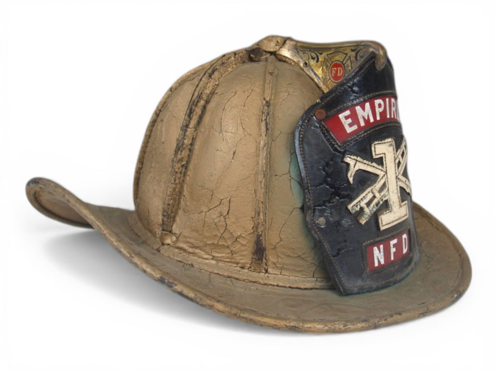 Cairns Empire NFD Leather Fire Helmet (1 of 8)