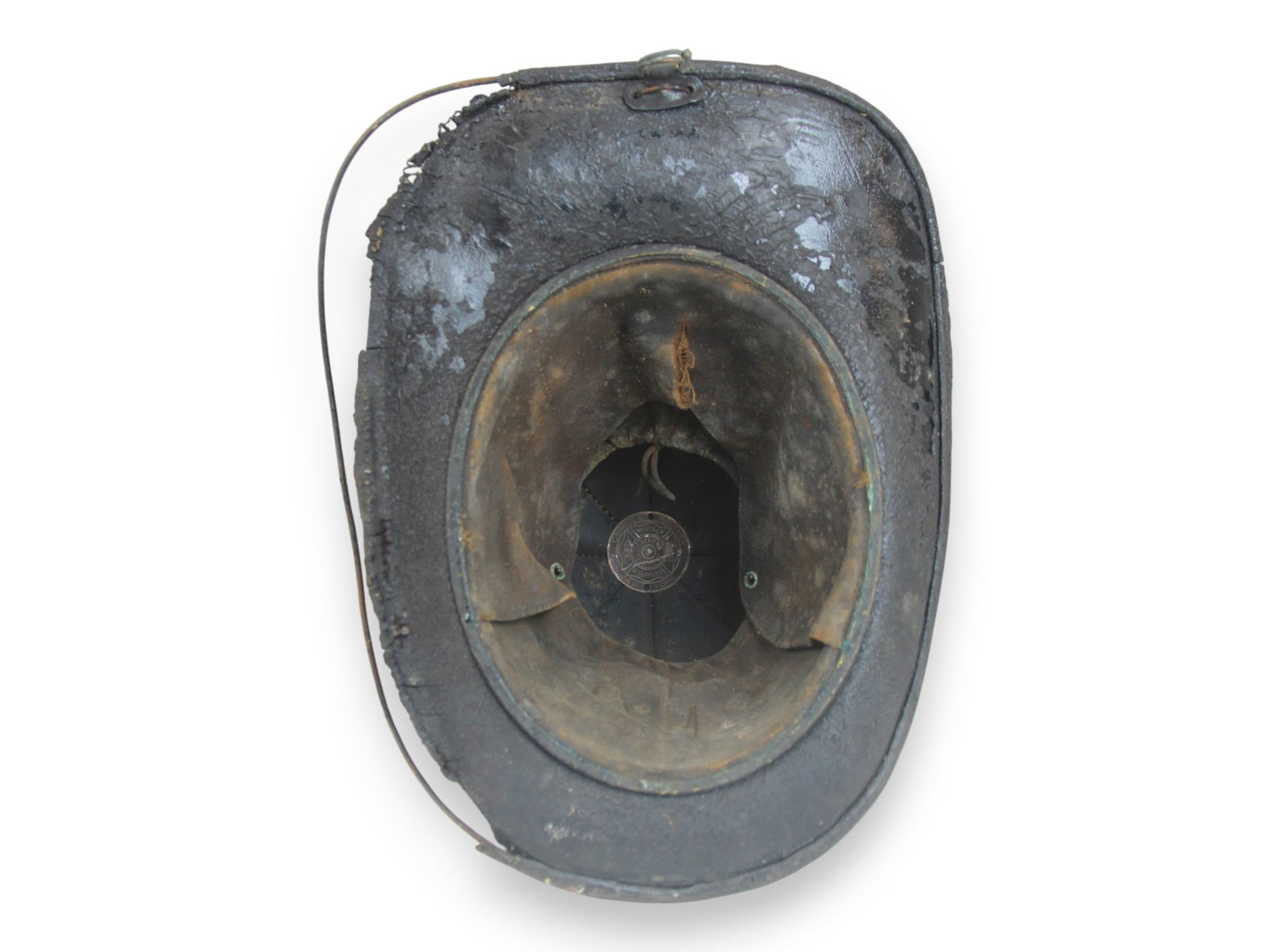 (2) Cairns NFD Leather Fire Helmets - 11