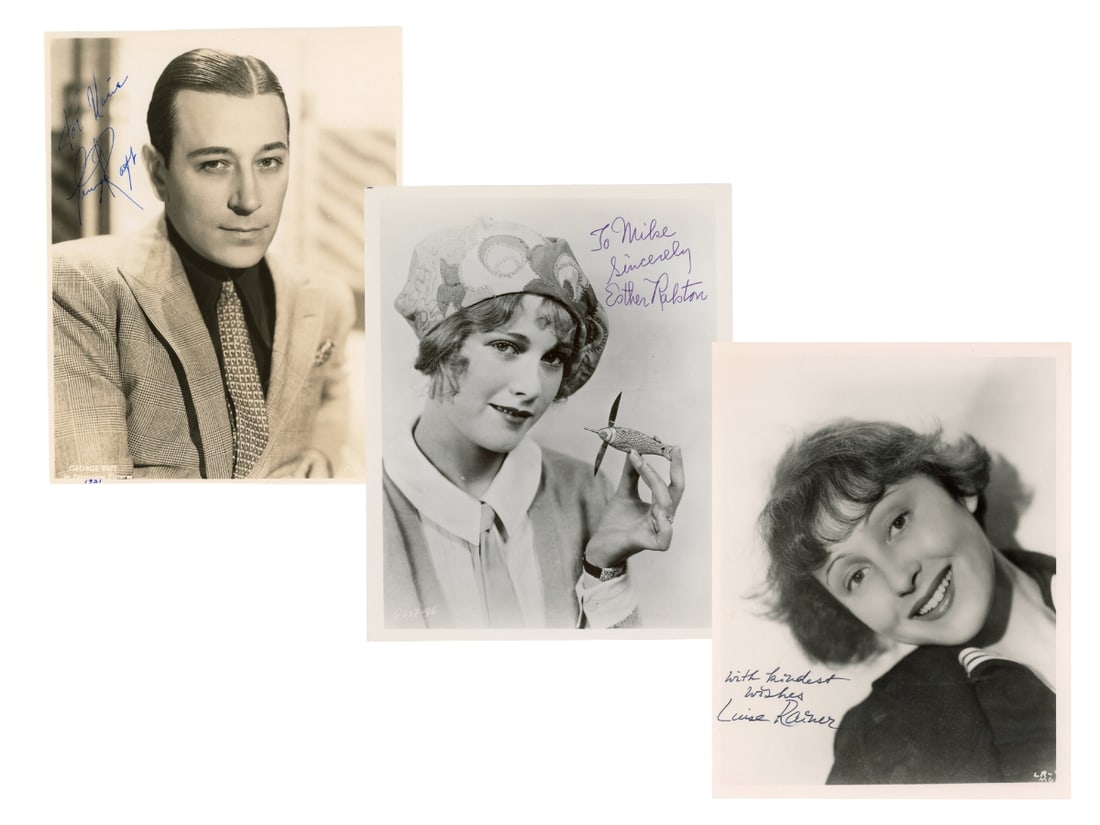 Estate Autograph Lot. Entertainers I, J & R (1 of 13)