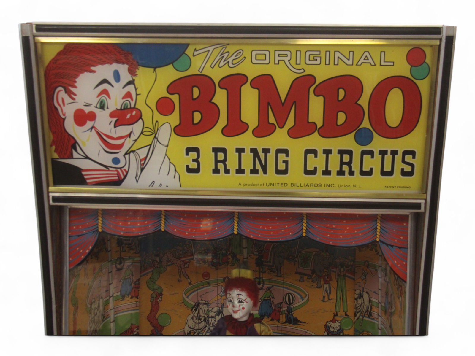 The Original Bimbo 3 Ring Circus Arcade Machine - 2