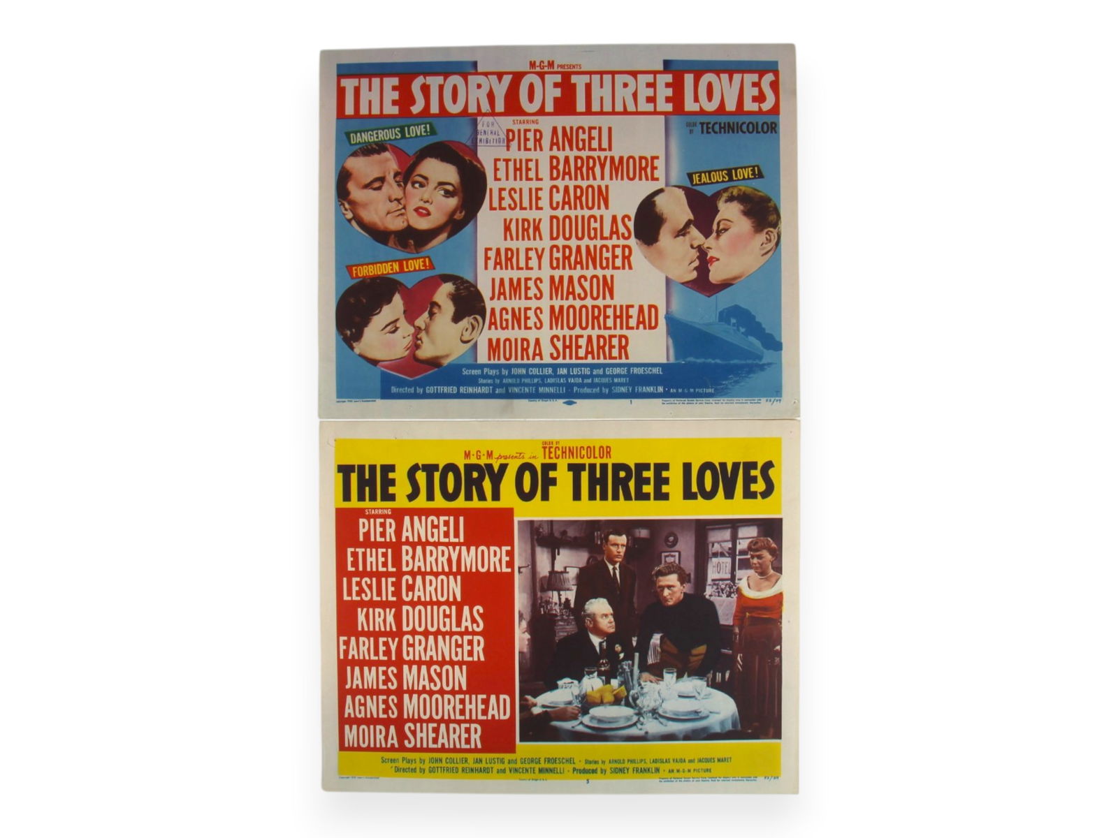 (46) Lobby Cards, 1950-60's, Liz Taylor and Others: Great lot of (46) lobby cards from the 1950-60's, with approx. 20 title cards. Includes Elizabeth Taylor, Jane Powell, Ethel Barrymore, Susan Hayward, Gregory Peck, Clark Gable, and others.Shipping: