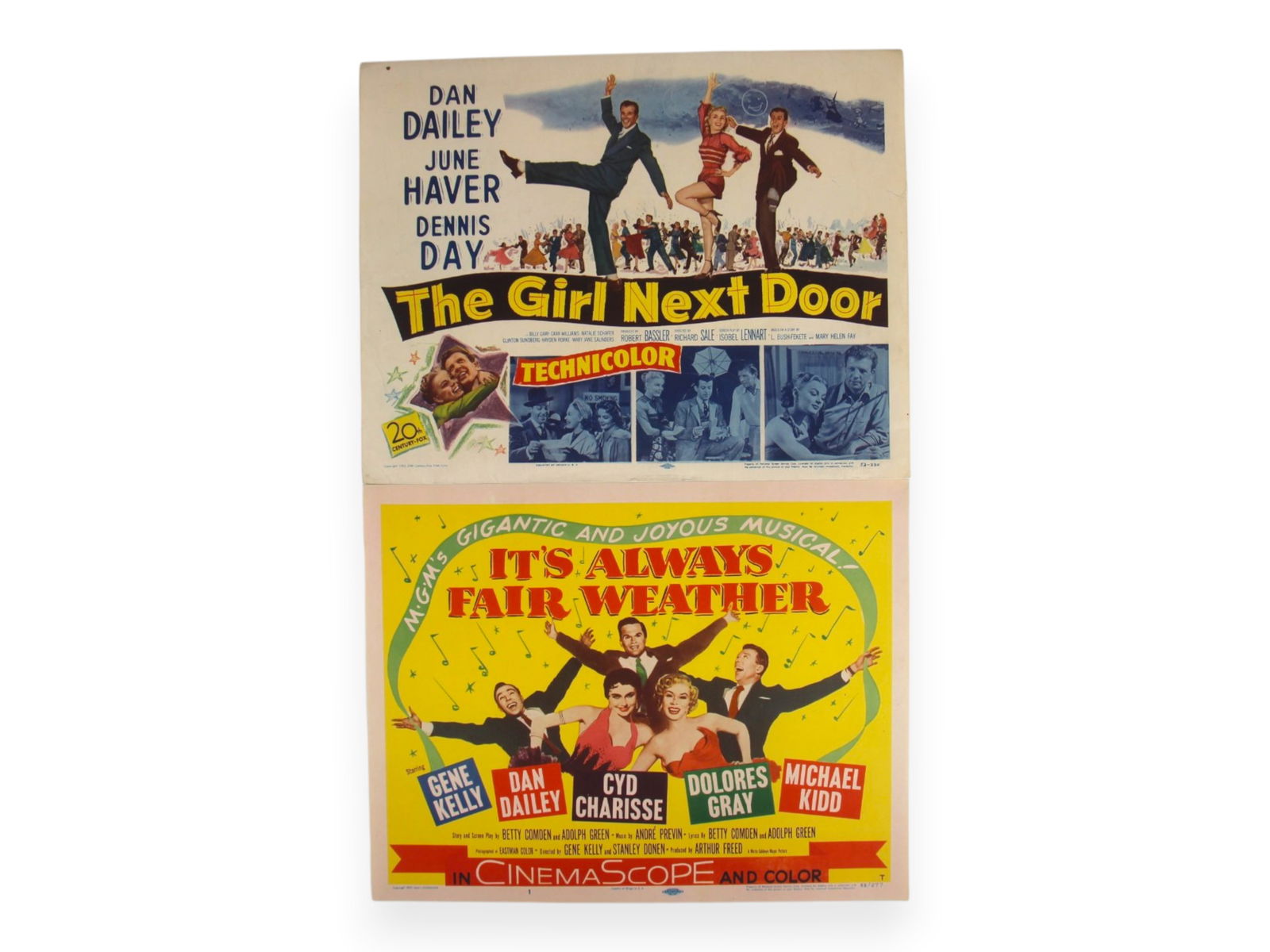 (44) Lobby Cards, 1950-60's - 2