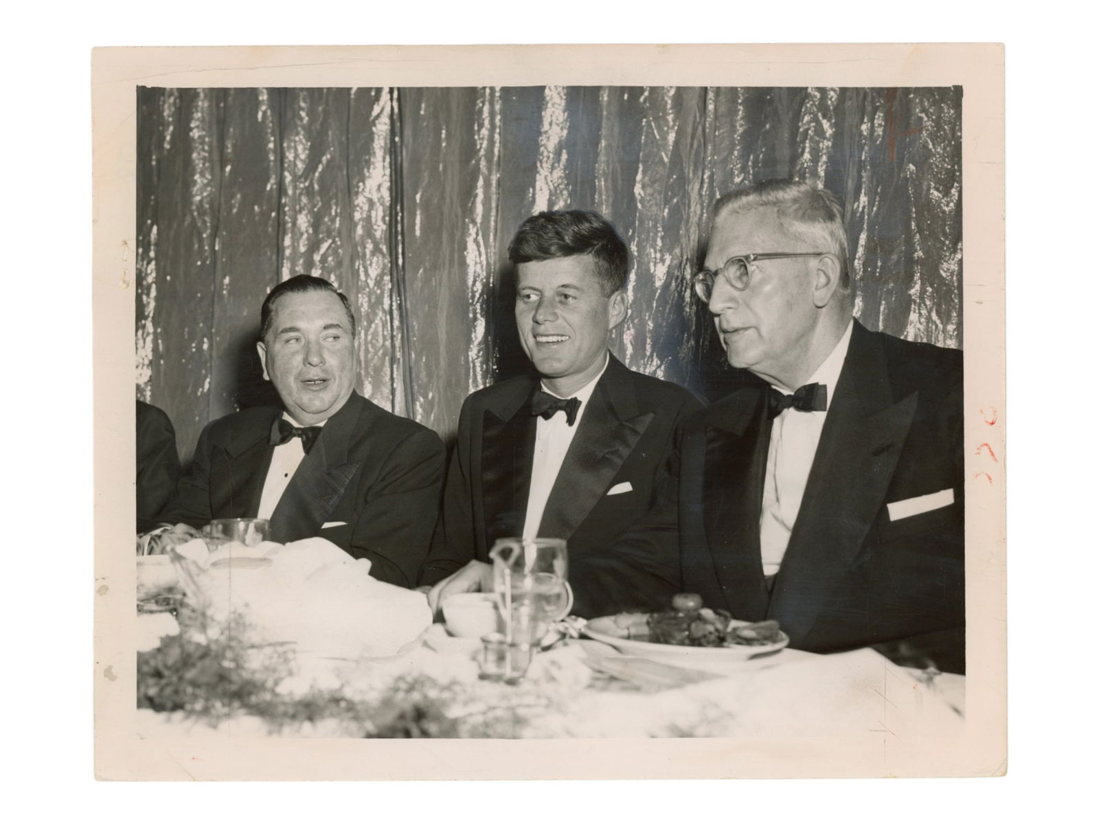 JFK Associated Press Photo Grouping: Group of original Associated Press wire photographs relating to President John F. Kennedy and the Kennedy family, dating primarily from the late 1950s to early 1960s. There are multiple press photos w