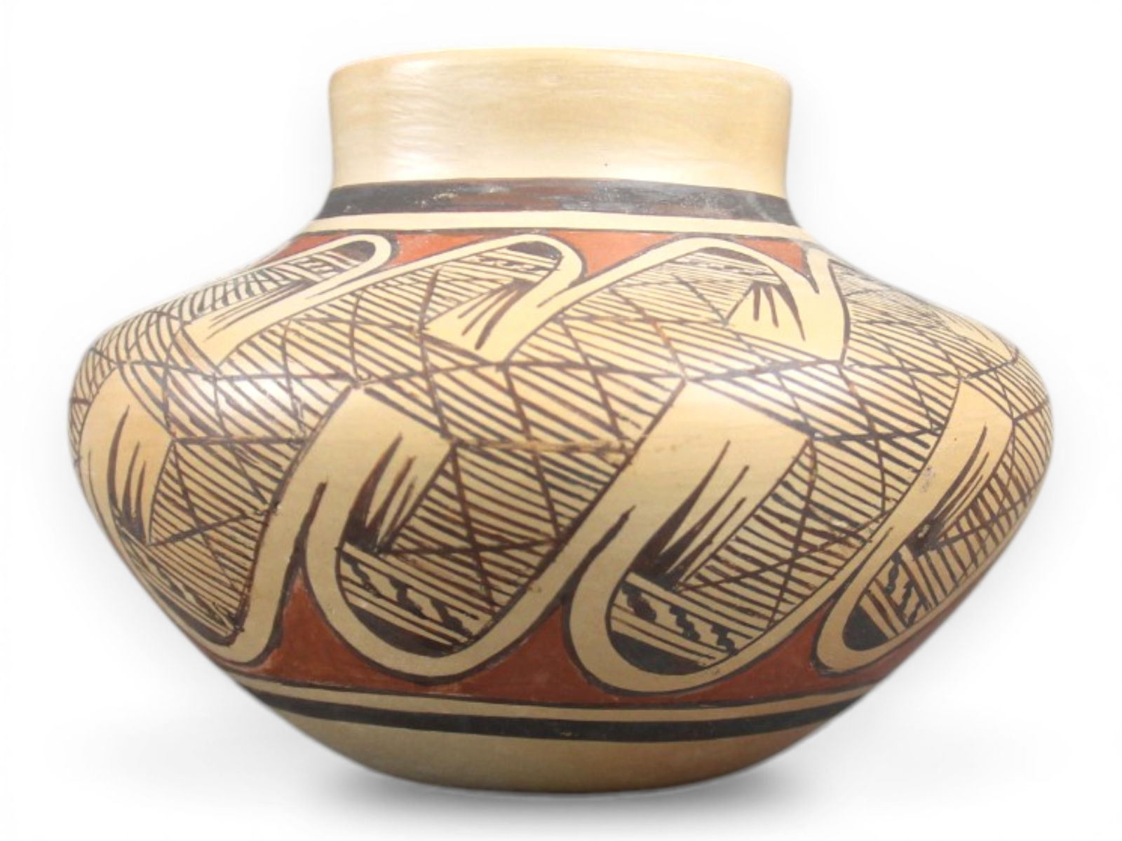 Elva Nampeyo Hopi Migration Pattern Jar - 2