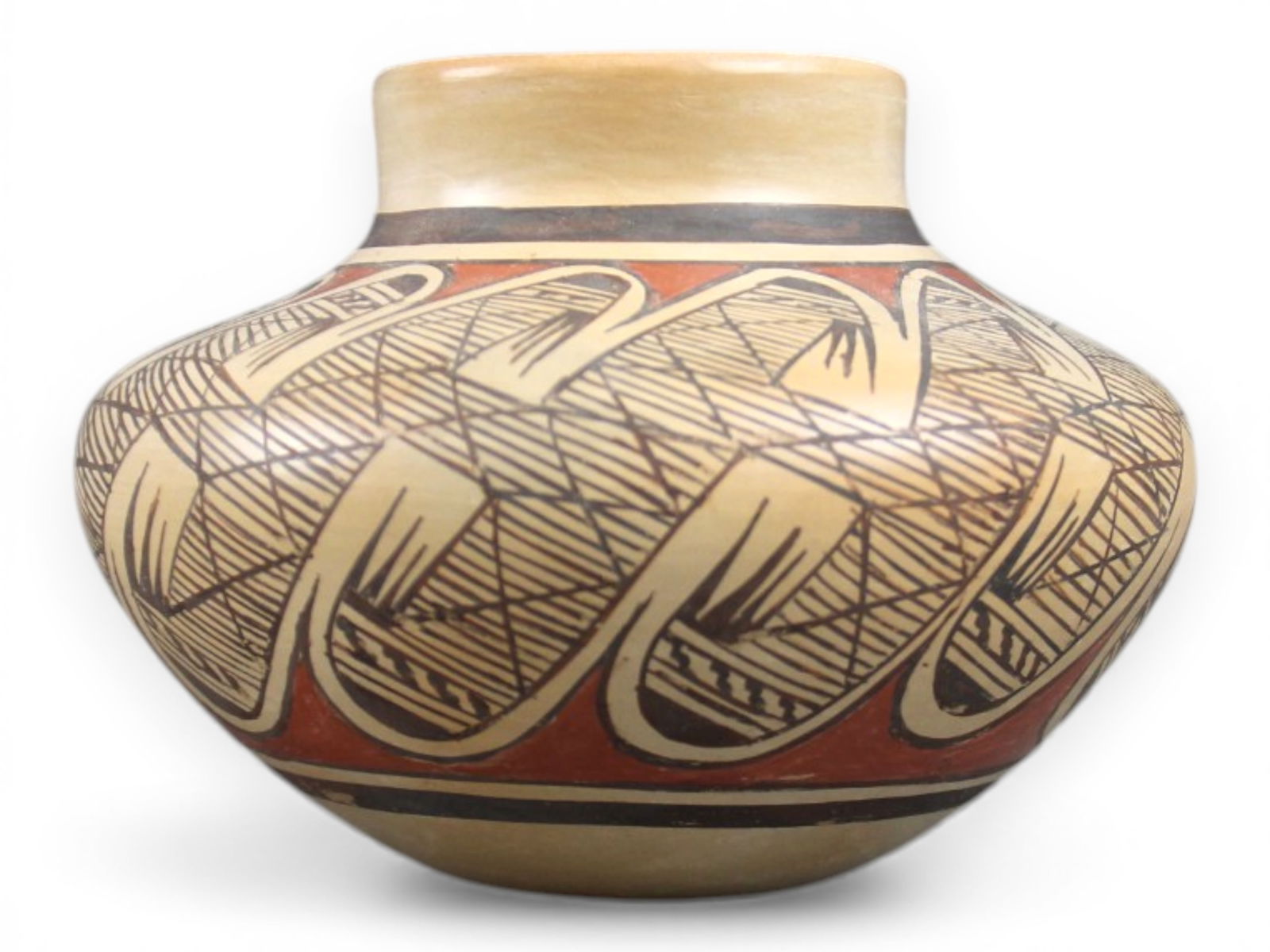 Elva Nampeyo Hopi Migration Pattern Jar - 3