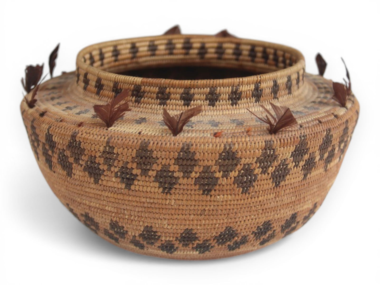 Tulare Polychrome Bottleneck Basket - 2