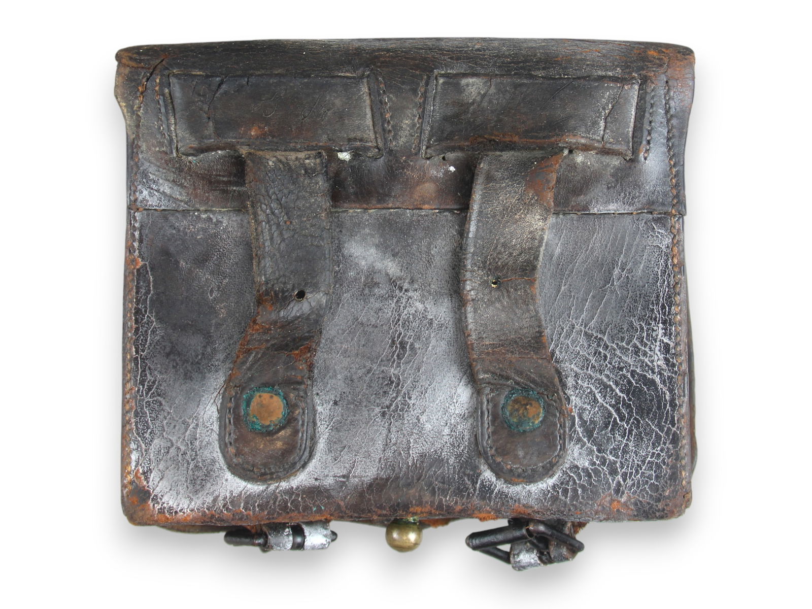 (2) U.S. 1855 Cartridge Boxes - 3