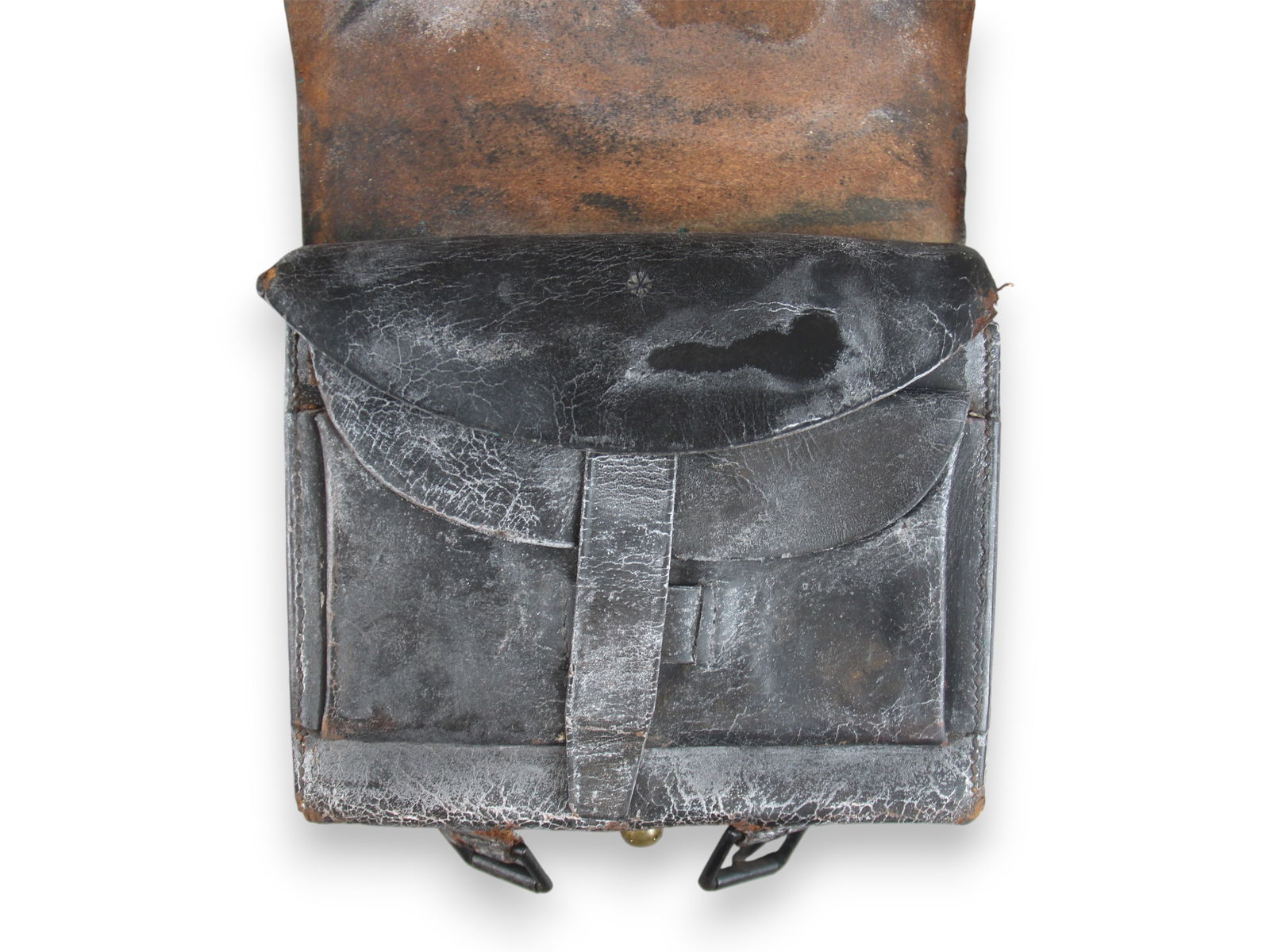 (2) U.S. 1855 Cartridge Boxes - 4