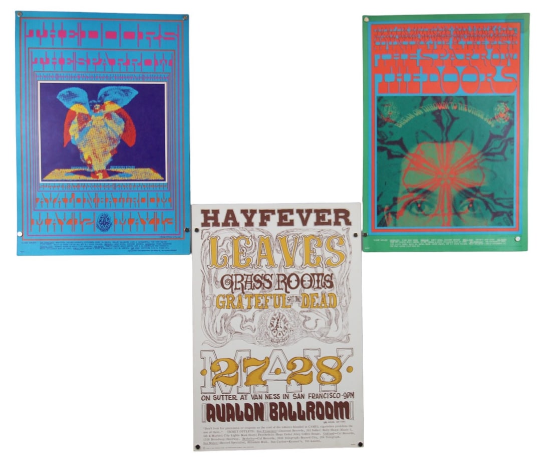 (3) Family Dog Avalon Ballroom Concert Posters (1 of 1)