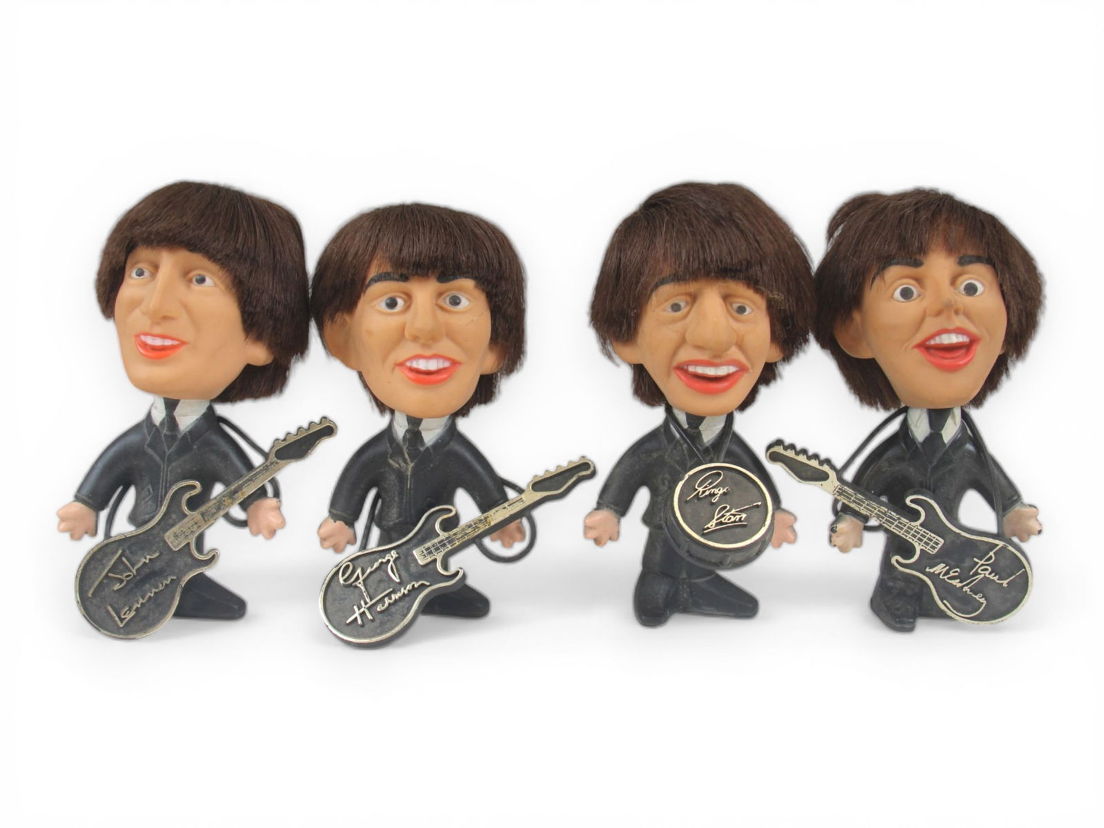 Beatles 1964 Remco Dolls w/ Instruments (1 of 2)