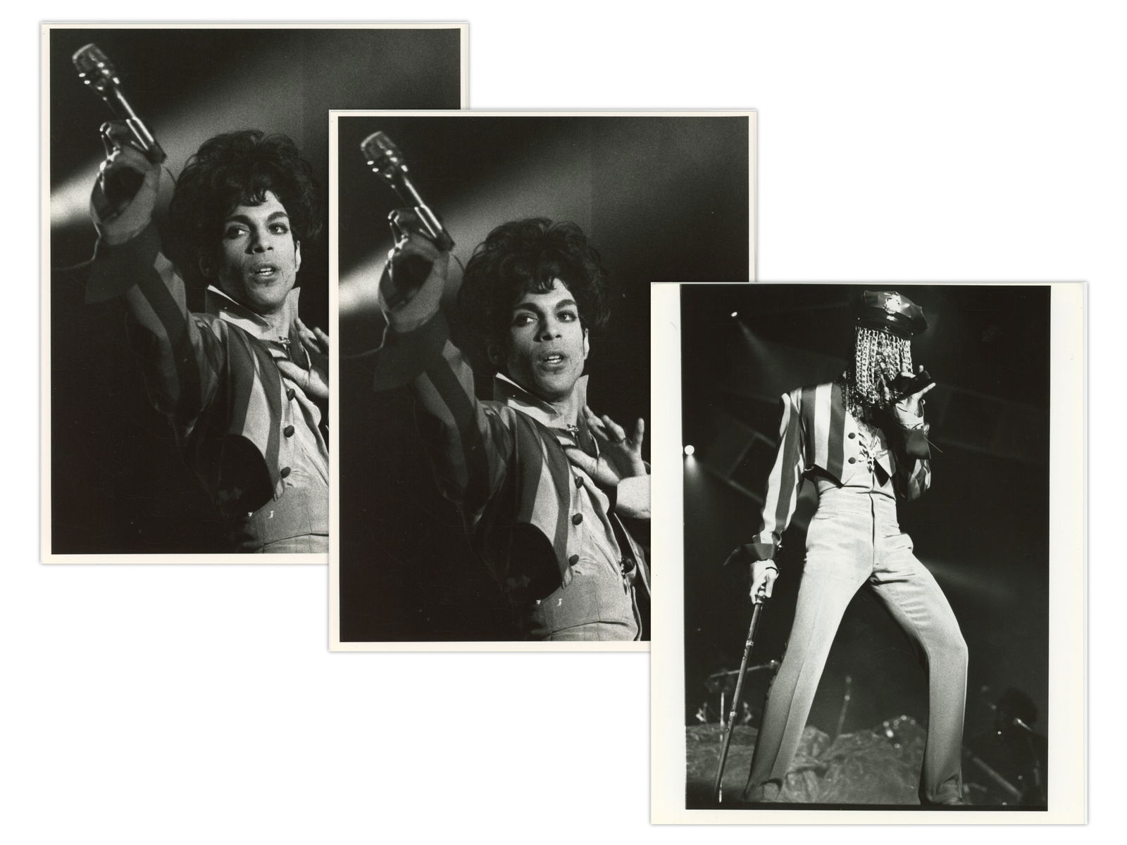 (3) Prince Original Vintage Photos: (3) Prince Original vintage 8x10 black and white glossy photos, 1990 original prints by Ren NortonShipping: Weiss Auctions offers full-service, in-house shipping for nearly all items in this auction.