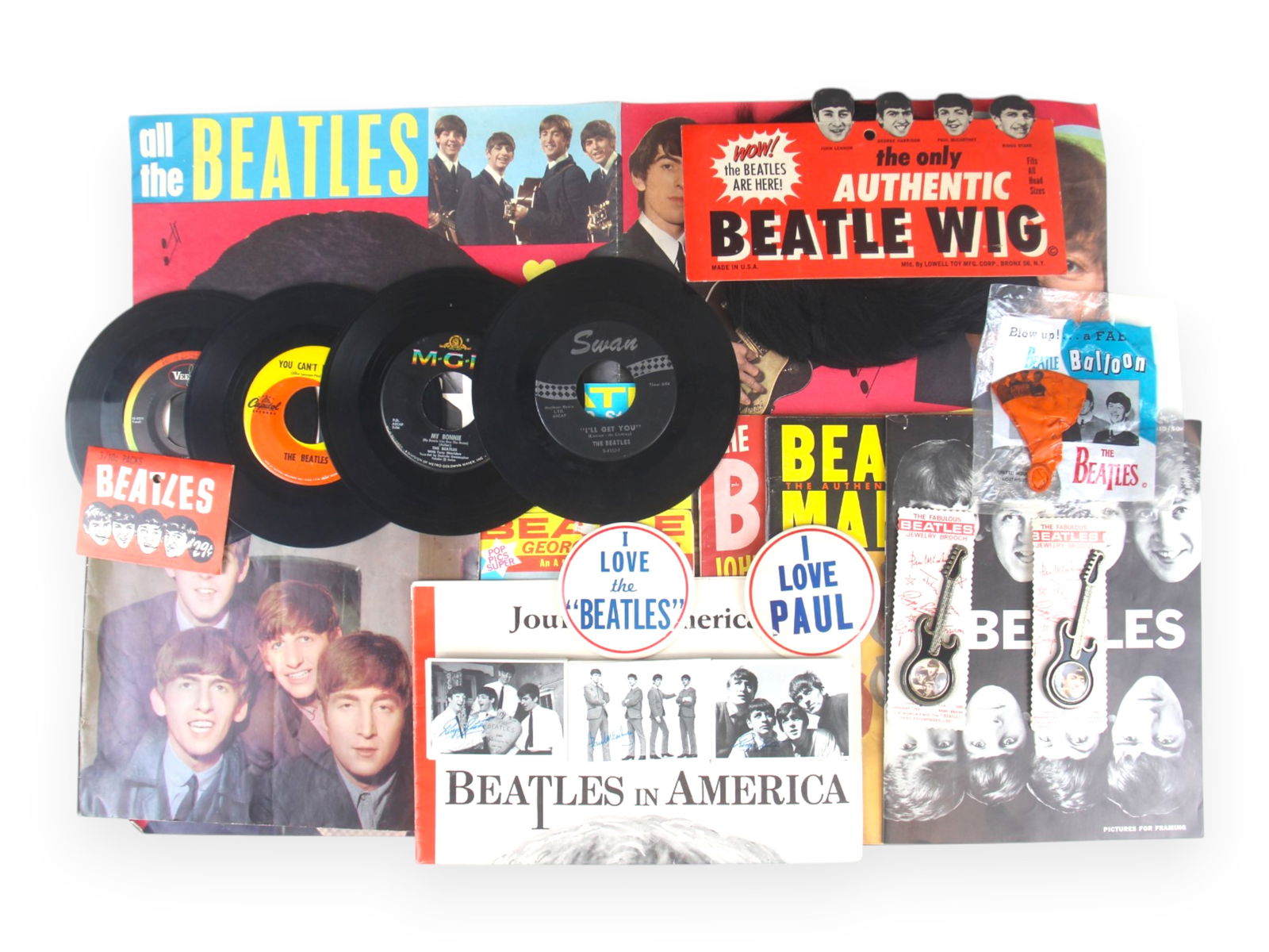 The Beatles Collectible Memorabilia Lot (1 of 10)