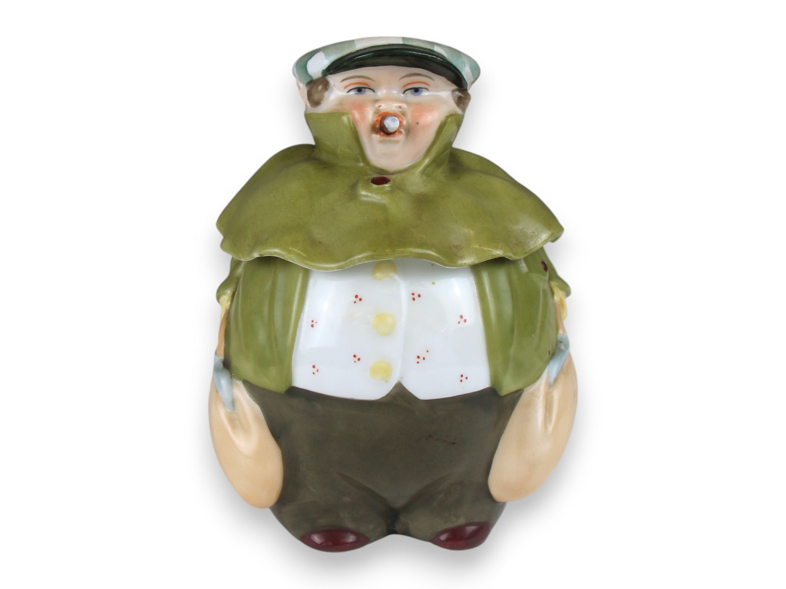 German Man with Luggage. Tobacco Jar (1 of 7)