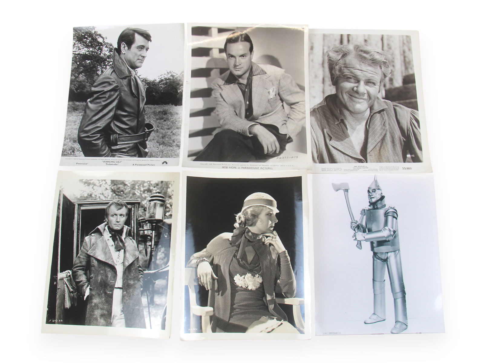 Celebrity Photo and Autograph Collection: Several hundred signed and unsigned mostly 8 x 10 celebrity photos including many big name stars. Should be examined. Contained in (6) three ring binders.These lots come from the Estate of Longtime