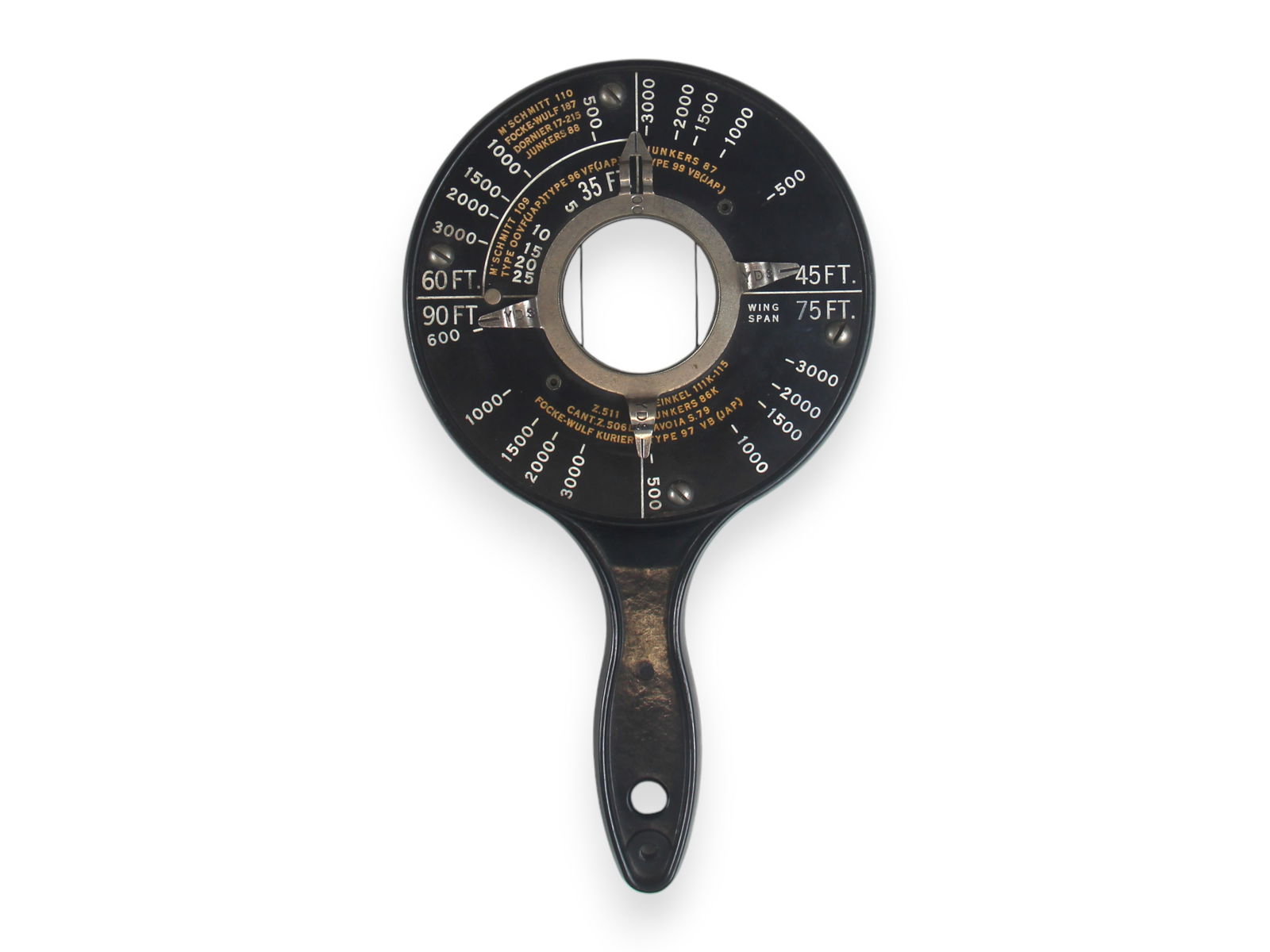 A.C. Gilbert WWII Anti-Aircraft Range Indicator: WWII Anit-Aircraft Range Indicator made for the U.S. Navy Bureau of Ordinance by A.C. Gilbert, which halted production of its Erector Sets and other toys to produce war materials. Shipping: Weiss Auct