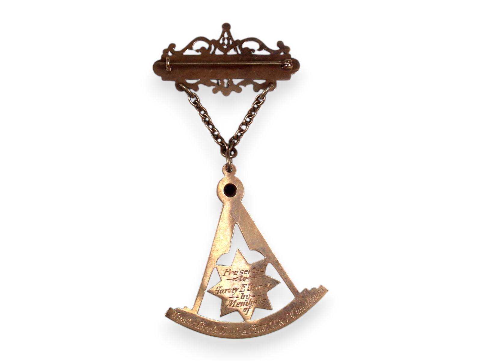 Gold Masonic Badge - 2