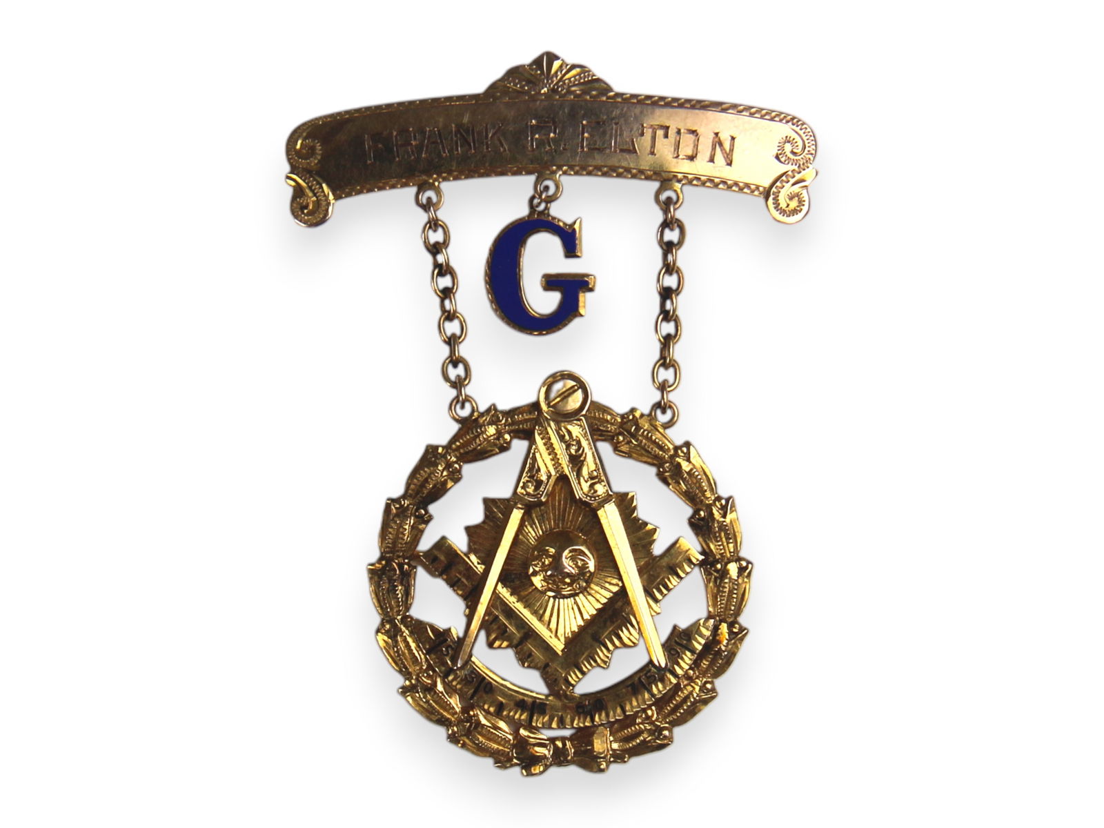 Gold Masonic Badge - 3