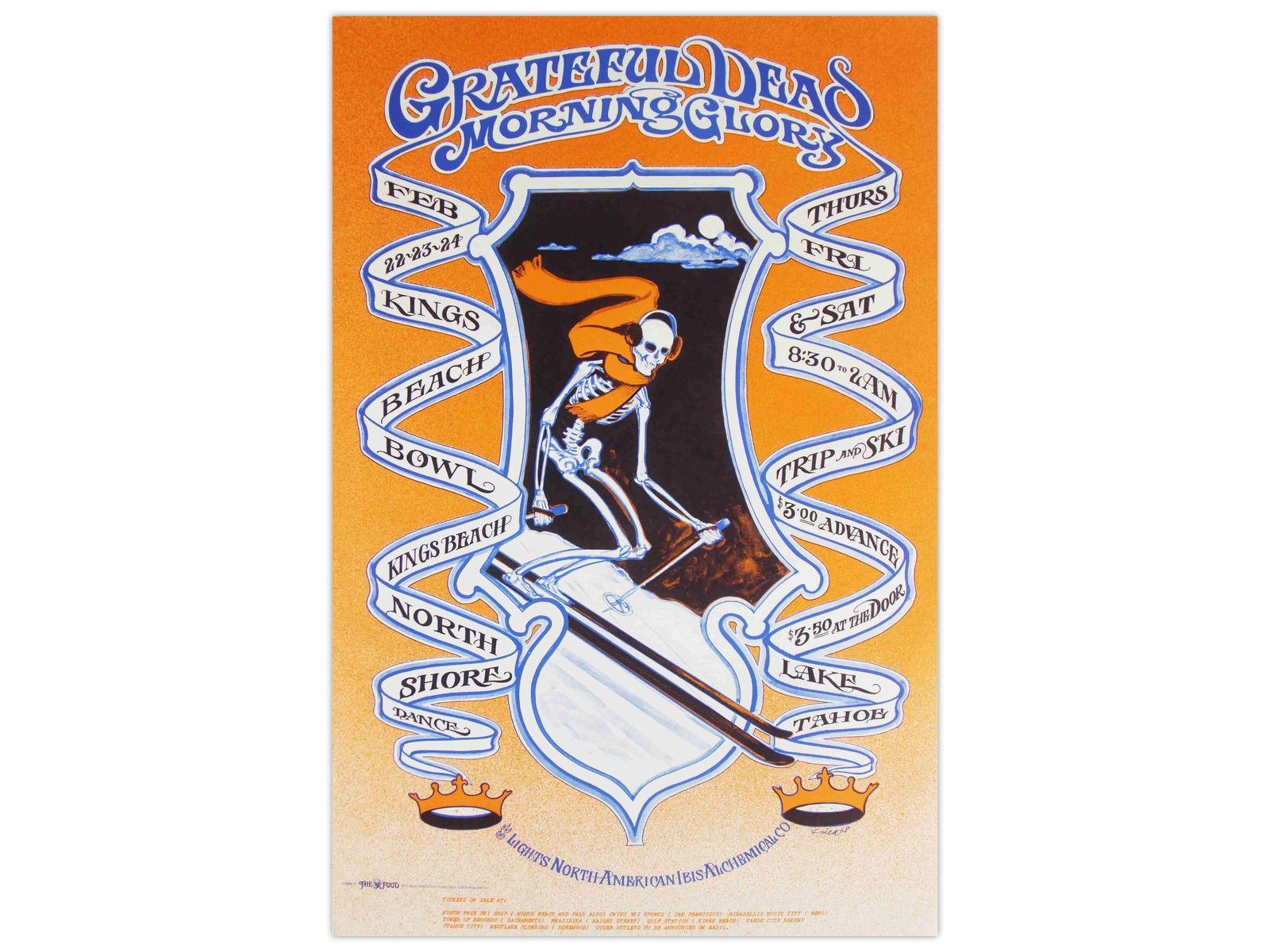 Grateful Dead Trip and Ski 1968 Concert Poster (1 of 1)