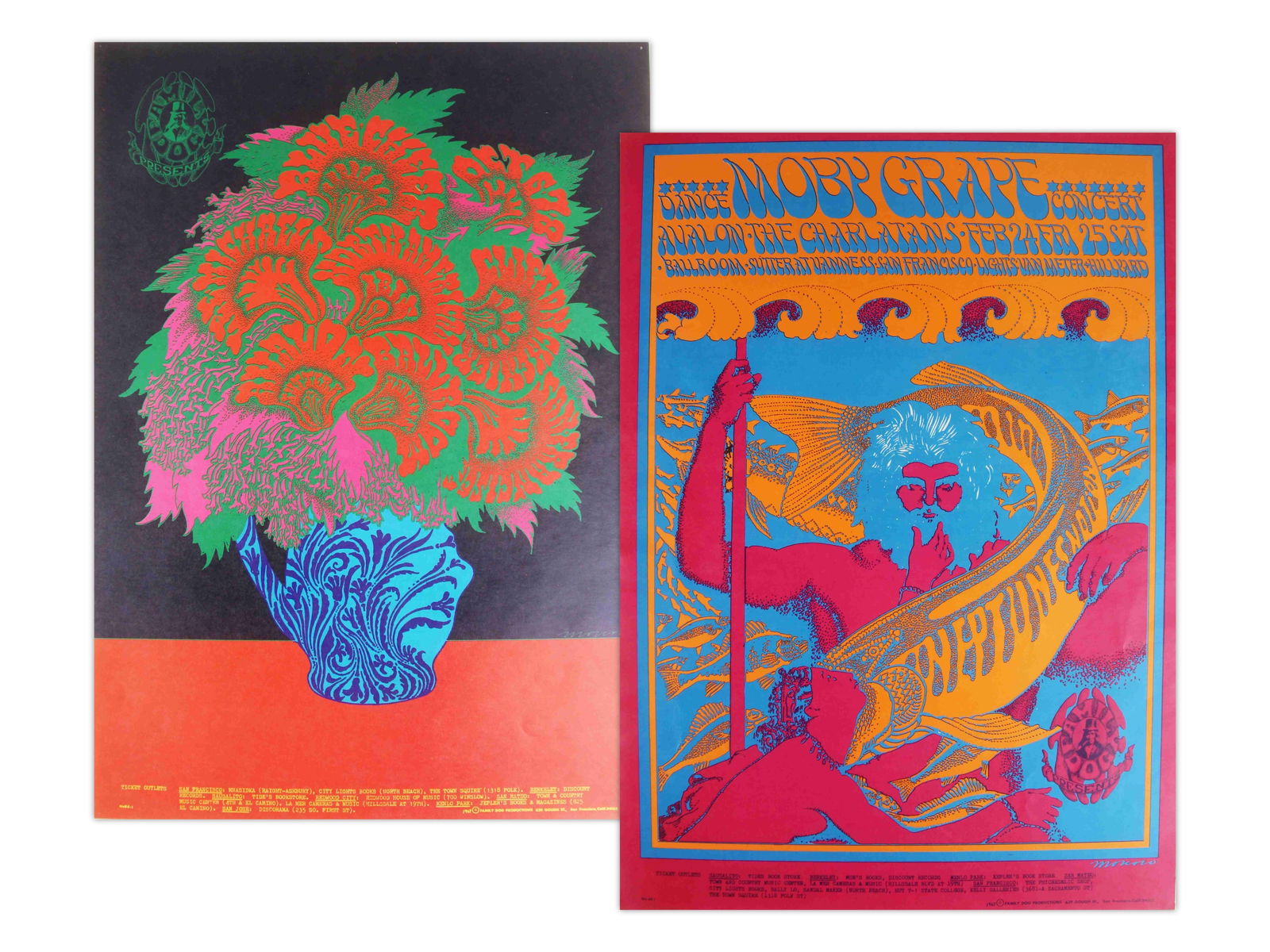 (2) 1967 Family Dog Concert Posters (1 of 3)
