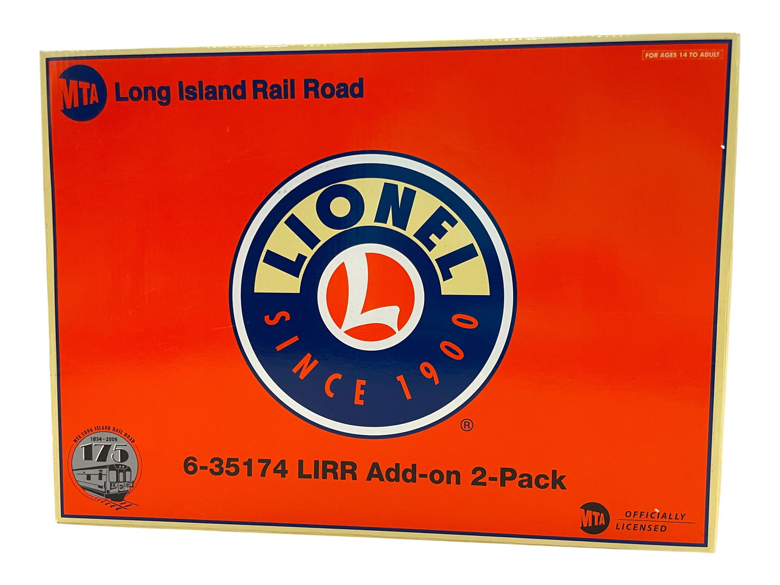 Lionel 35174 LIRR Subway Add-On 2-Pack: Includes 2 M7 subway cars for the set listed above. They are new in set box.Shipping: Weiss Auctions offers full-service, in-house shipping for nearly all items in this auction. For a shipping quote,