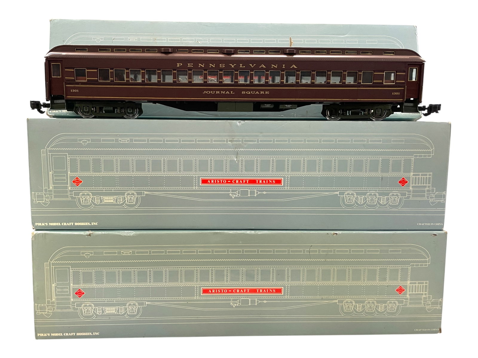 3 Aristo-Craft PRR Heavyweight Pass Cars (1 of 3)