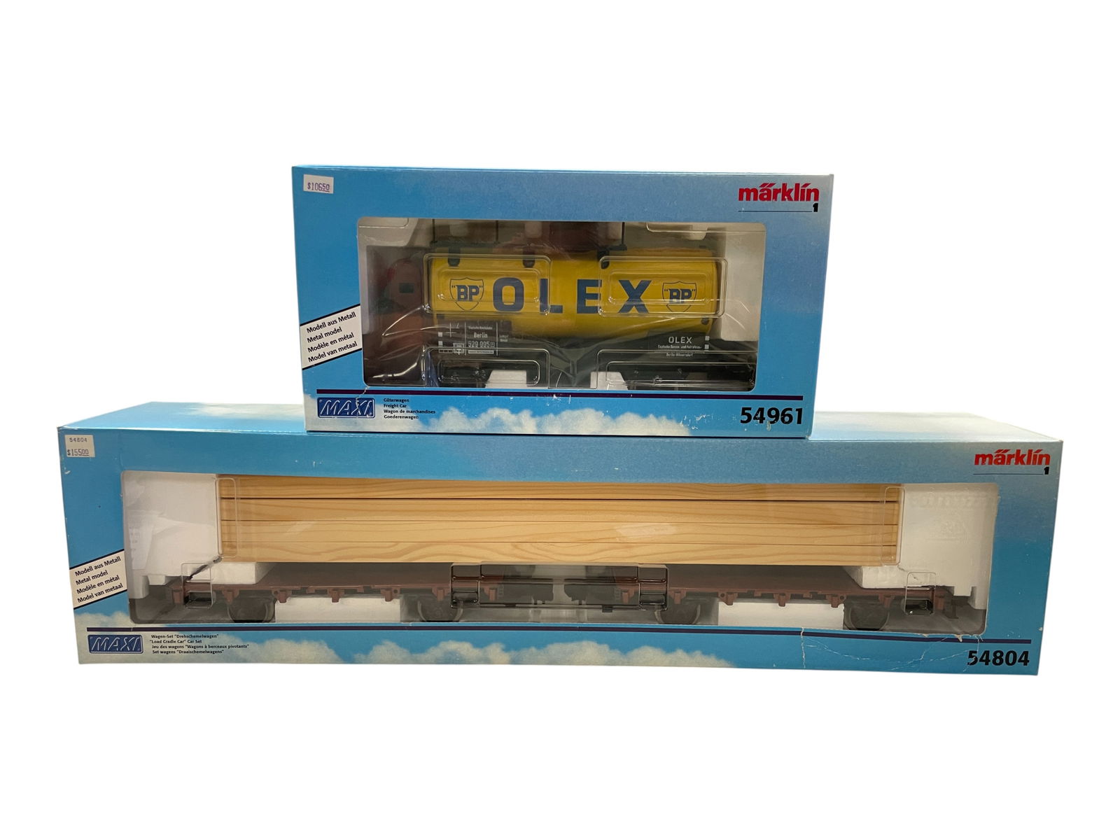 2 Marklin Maxi Freight Cars (1 of 3)