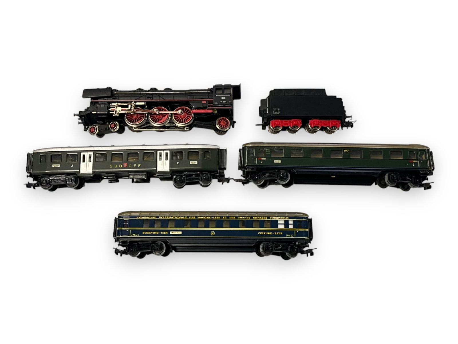 1950s Marklin HO Express Passenger Set