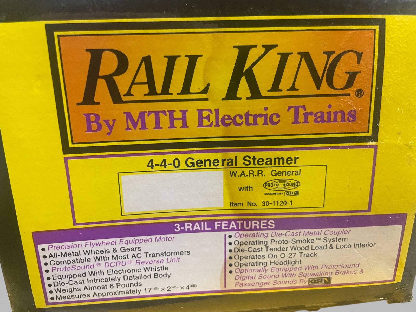 5pc MTH General Set - 4